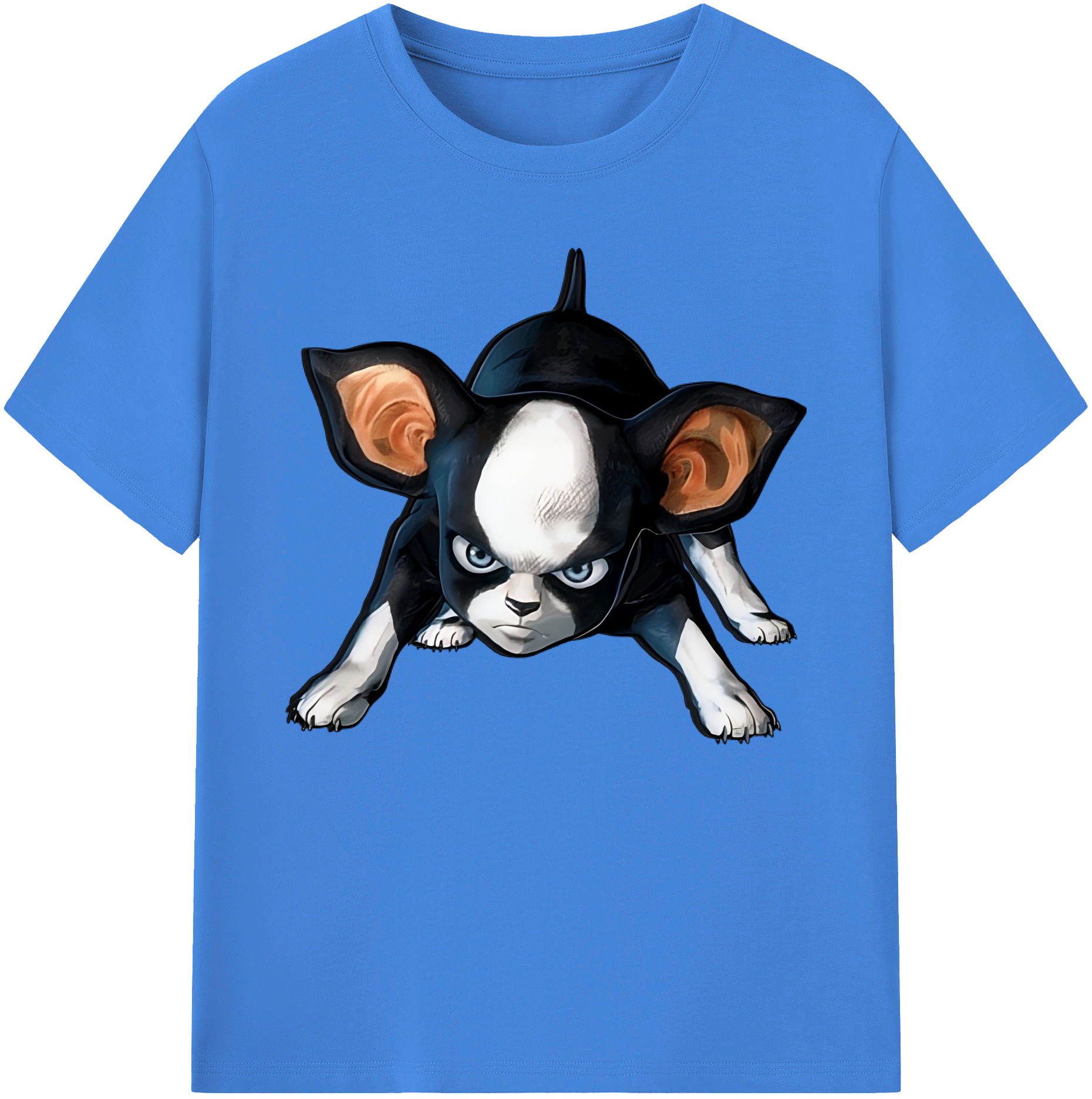 （画像用） ジョジョの奇妙な冒険 イギー JoJo's Bizarre Adventure Iggy 綿100％ メンズ半袖Tシャツ｜肌触りやわらか＆通気性