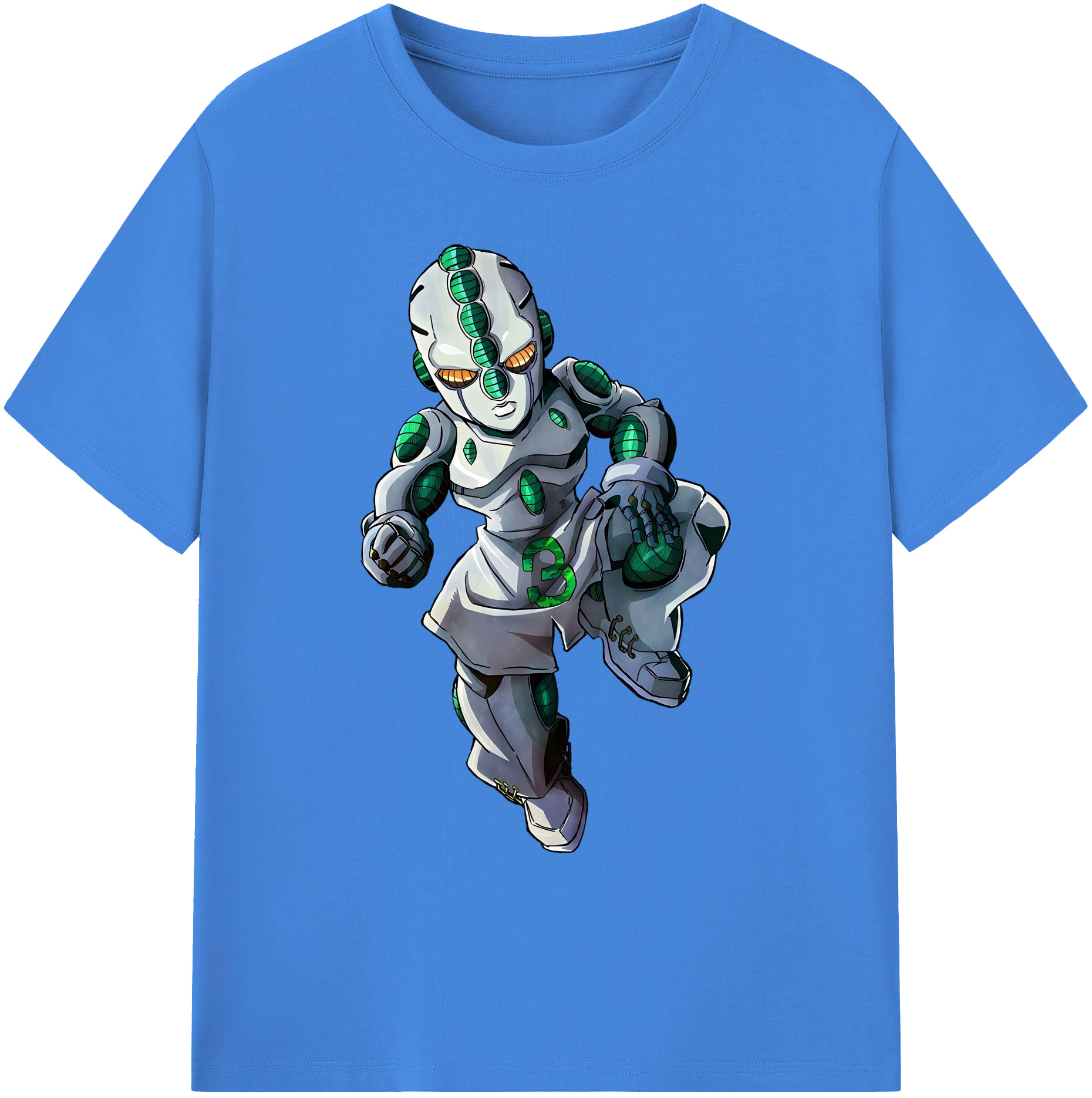 （画像用） ジョジョの奇妙な冒険 広瀨康一 JoJo's Bizarre Adventure Hirose Koichi 綿100％ メンズ半袖Tシャツ｜肌触りやわらか＆通気性