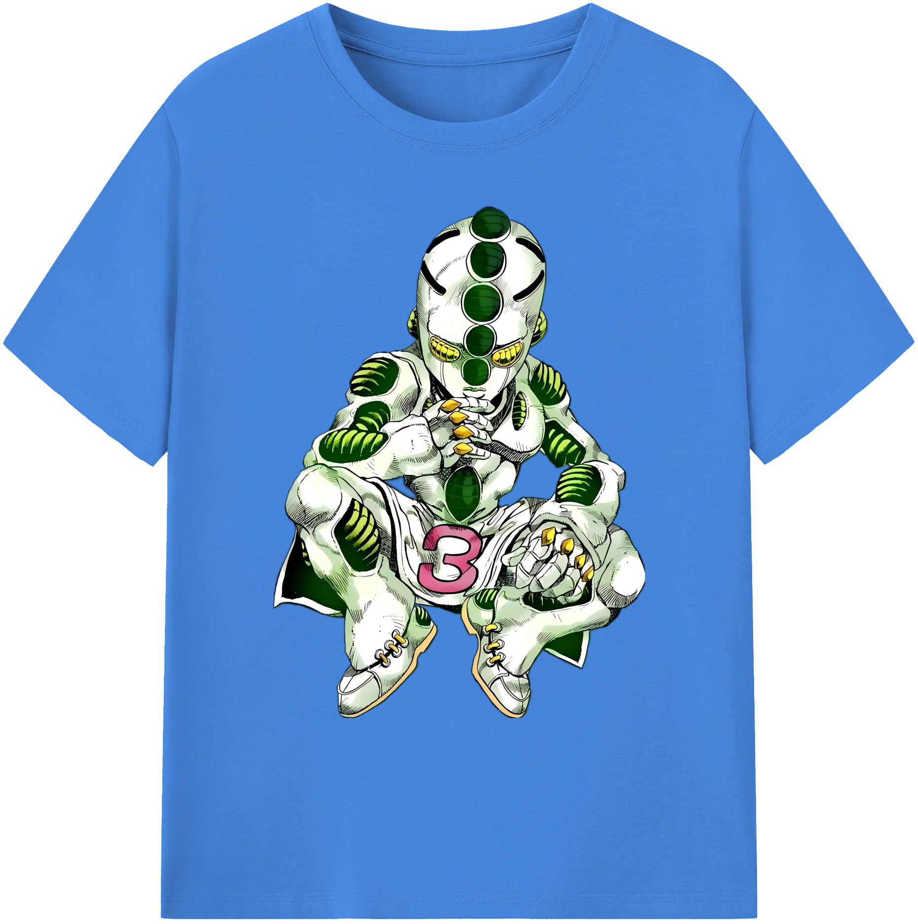 （画像用） ジョジョの奇妙な冒険 広瀨康一 JoJo's Bizarre Adventure Hirose Koichi 綿100％ メンズ半袖Tシャツ｜肌触りやわらか＆通気性