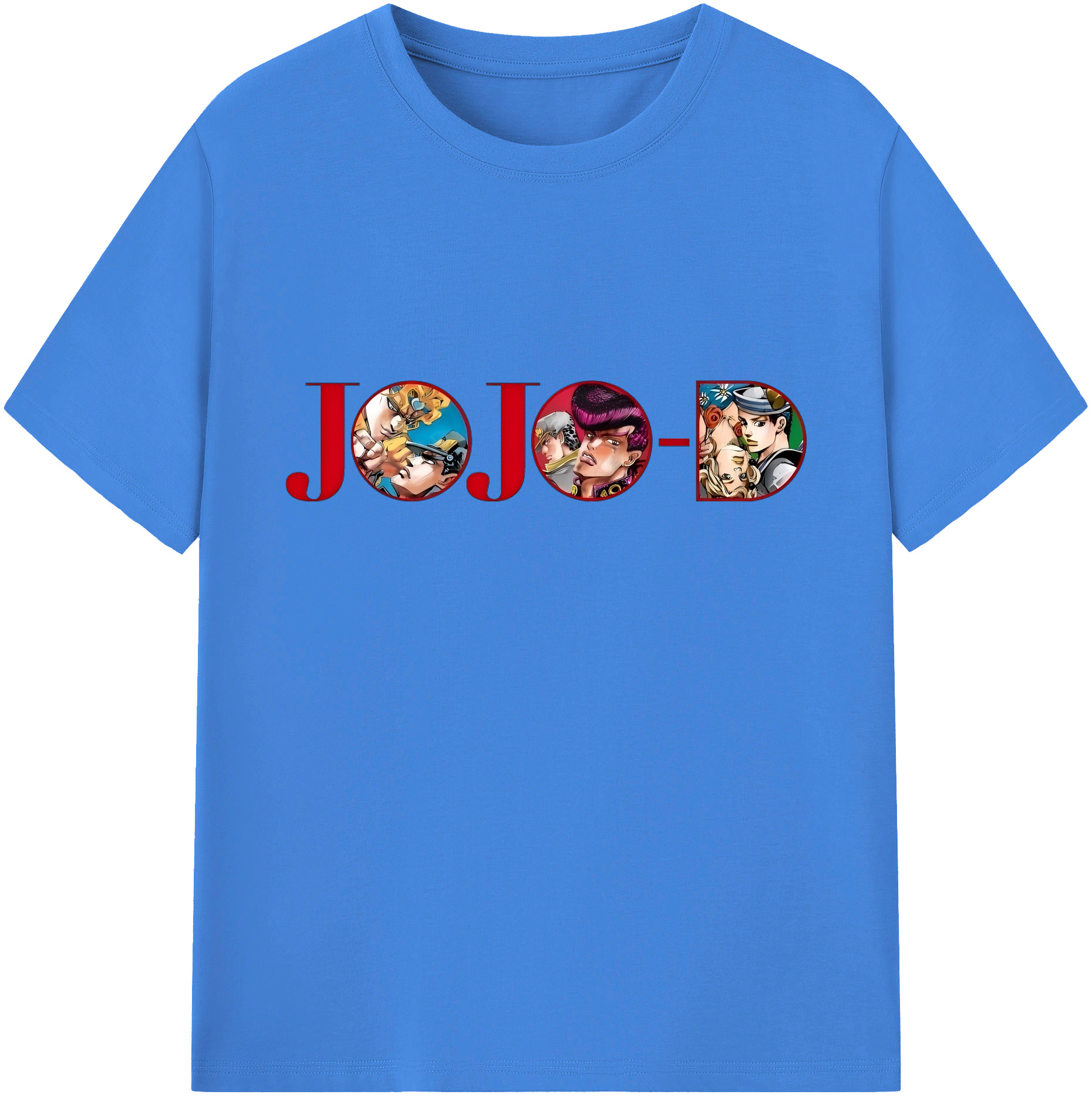 （画像用） ジョジョの奇妙な冒険 JoJo's Bizarre Adventure 綿100％ メンズ半袖Tシャツ｜肌触りやわらか＆通気性