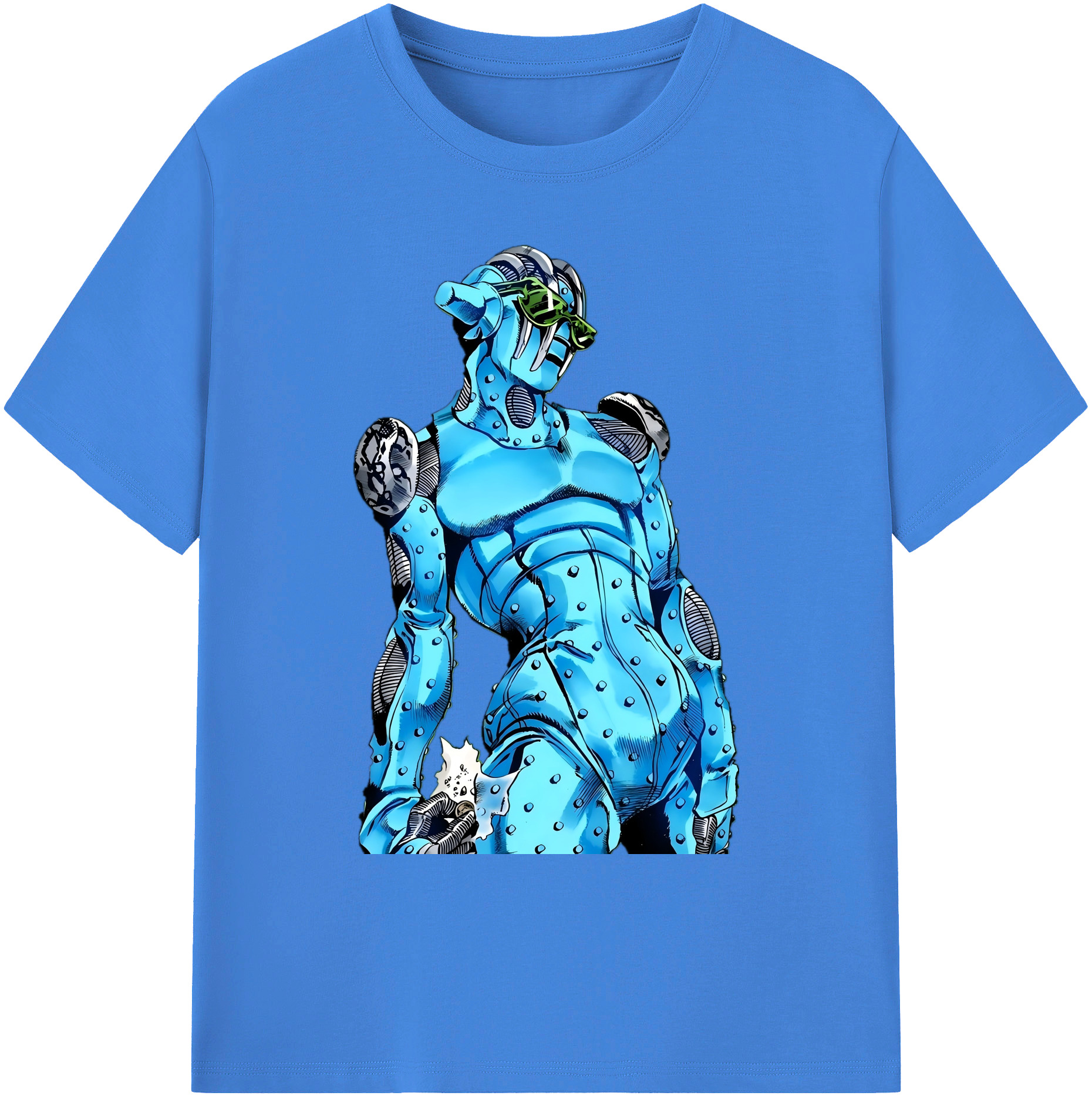（画像用） ジョジョの奇妙な冒険 JoJo's Bizarre Adventure 綿100％ メンズ半袖Tシャツ｜肌触りやわらか＆通気性