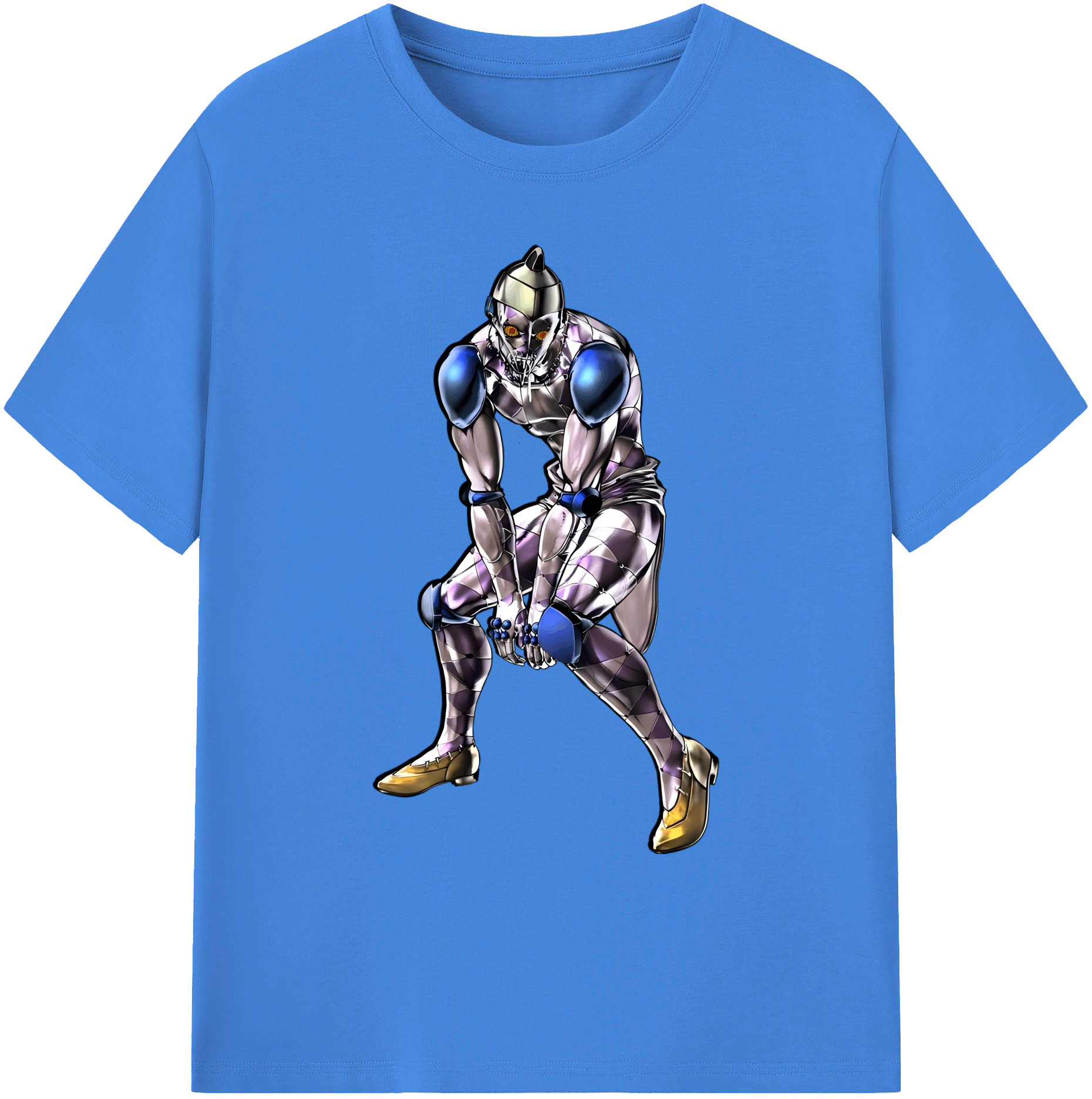 （画像用） ジョジョの奇妙な冒険 JoJo's Bizarre Adventure 綿100％ メンズ半袖Tシャツ｜肌触りやわらか＆通気性