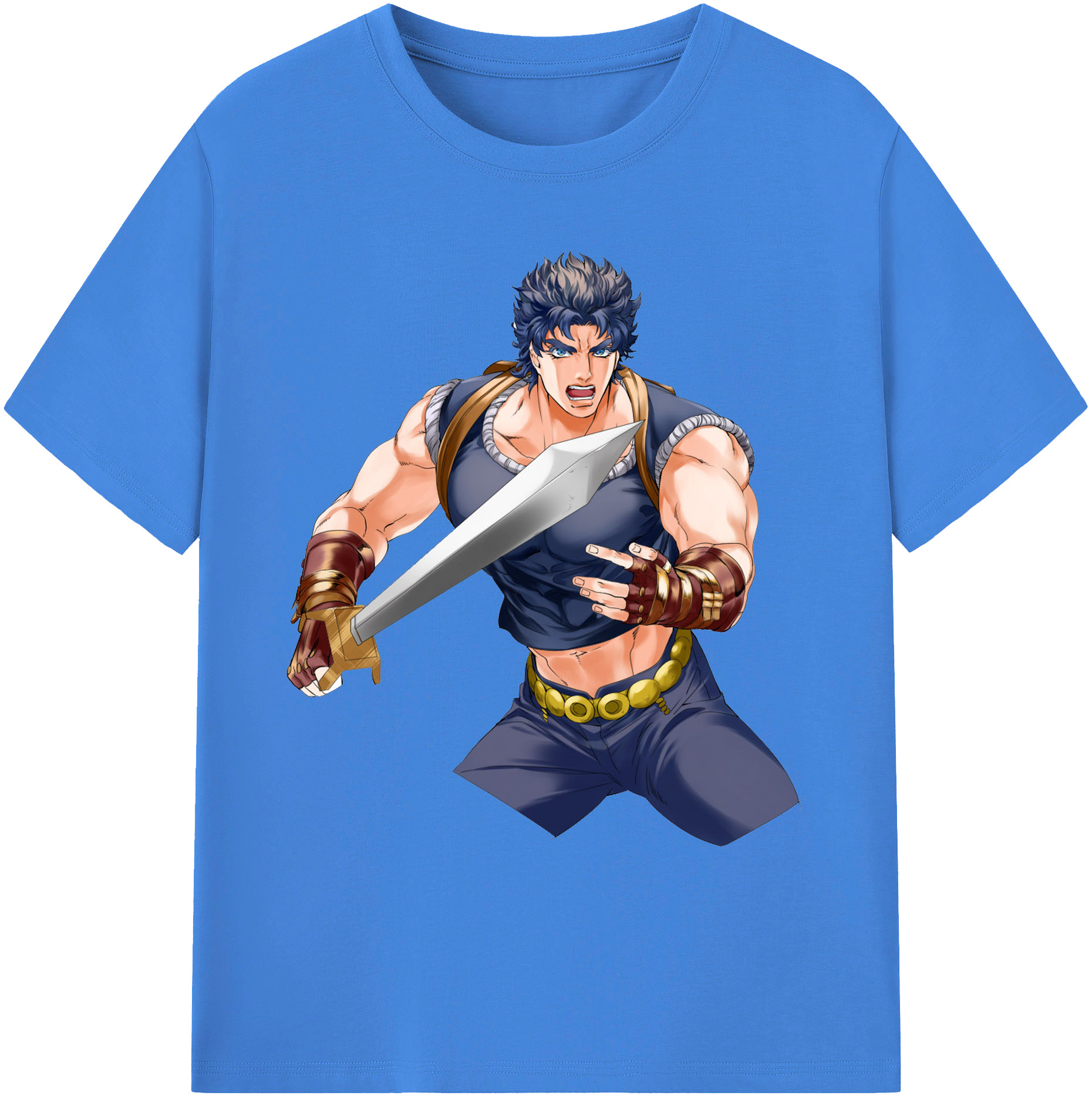 （画像用） ジョジョの奇妙な冒険 /ジョナサン?ジョースター JoJo's Bizarre Adventure Jonathan Joestar 綿100％ メンズ半袖Tシャツ｜肌触りやわらか＆通気性