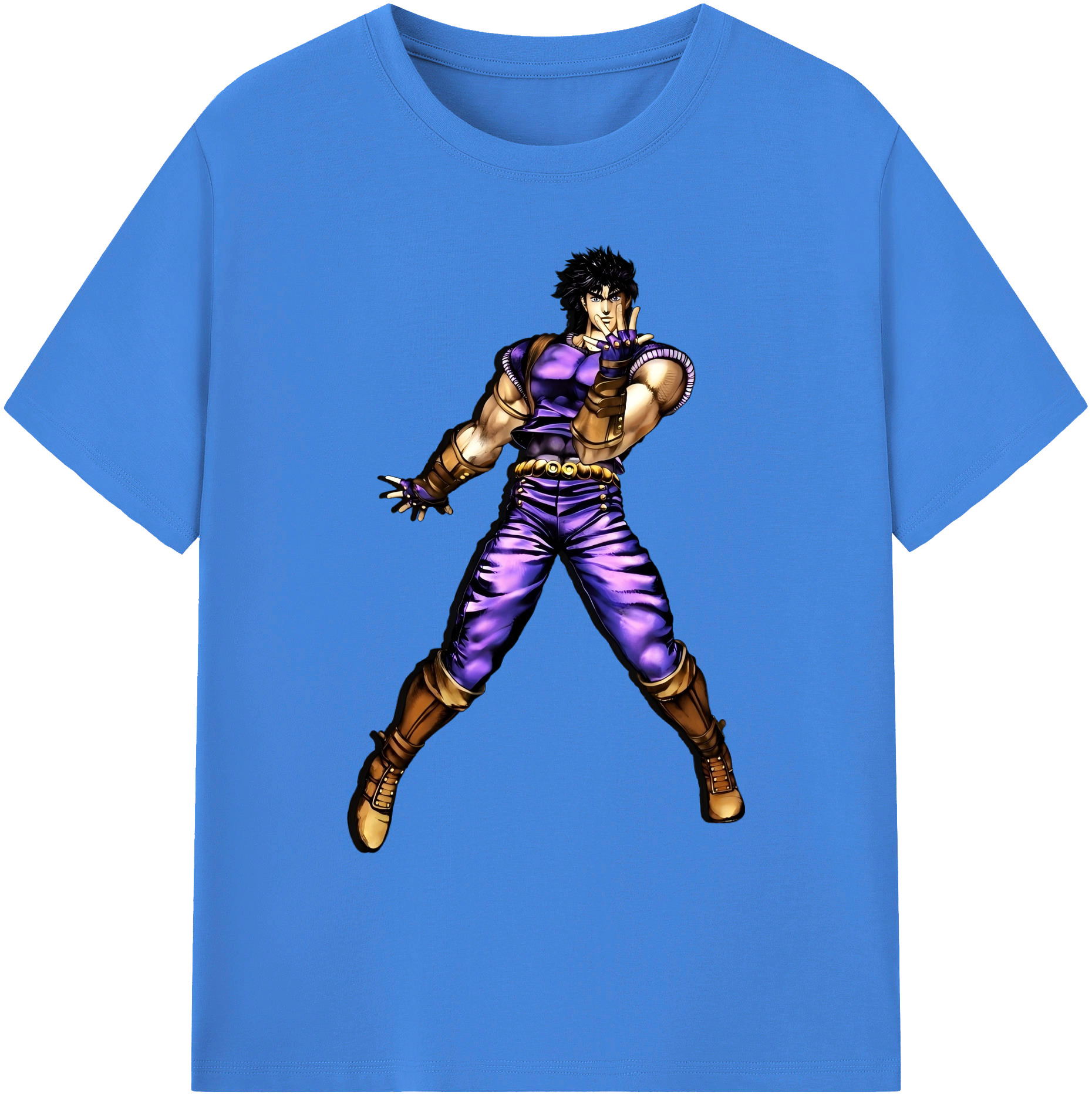 （画像用） ジョジョの奇妙な冒険 /ジョナサン?ジョースター JoJo's Bizarre Adventure Jonathan Joestar 綿100％ メンズ半袖Tシャツ｜肌触りやわらか＆通気性