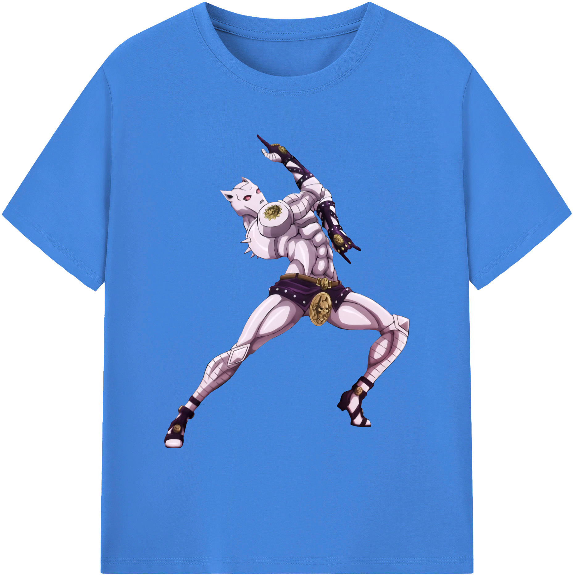 （画像用） ジョジョの奇妙な冒険 きら よしかげ JoJo's Bizarre Adventure Kira Yoshikage 綿100％ メンズ半袖Tシャツ｜肌触りやわらか＆通気性