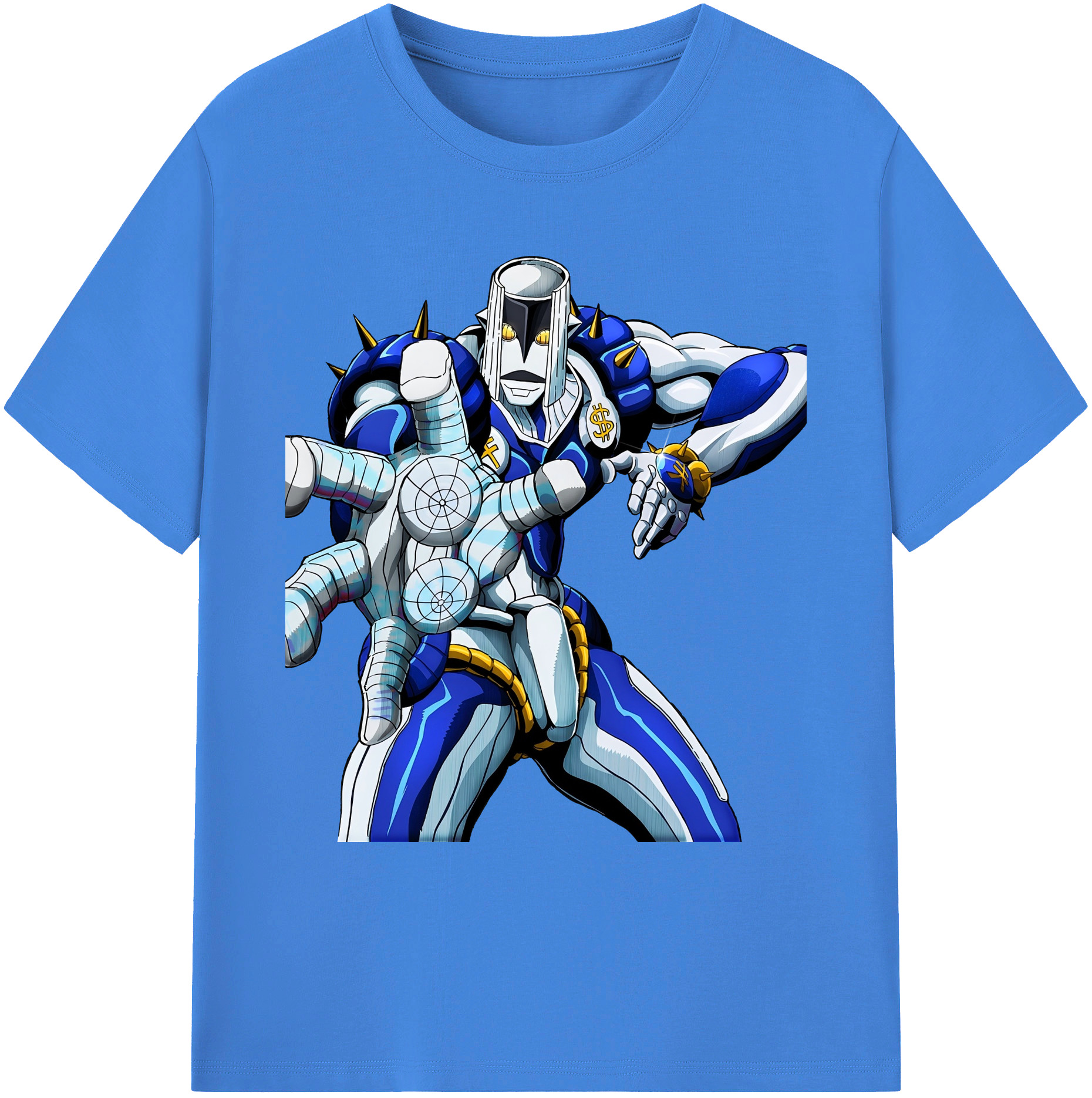 （画像用） ジョジョの奇妙な冒険 虹村億泰 にじむら おくやす JoJo's Bizarre Adventure Nijimura Okuyasu 綿100％ メンズ半袖Tシャツ｜肌触りやわらか＆通気性