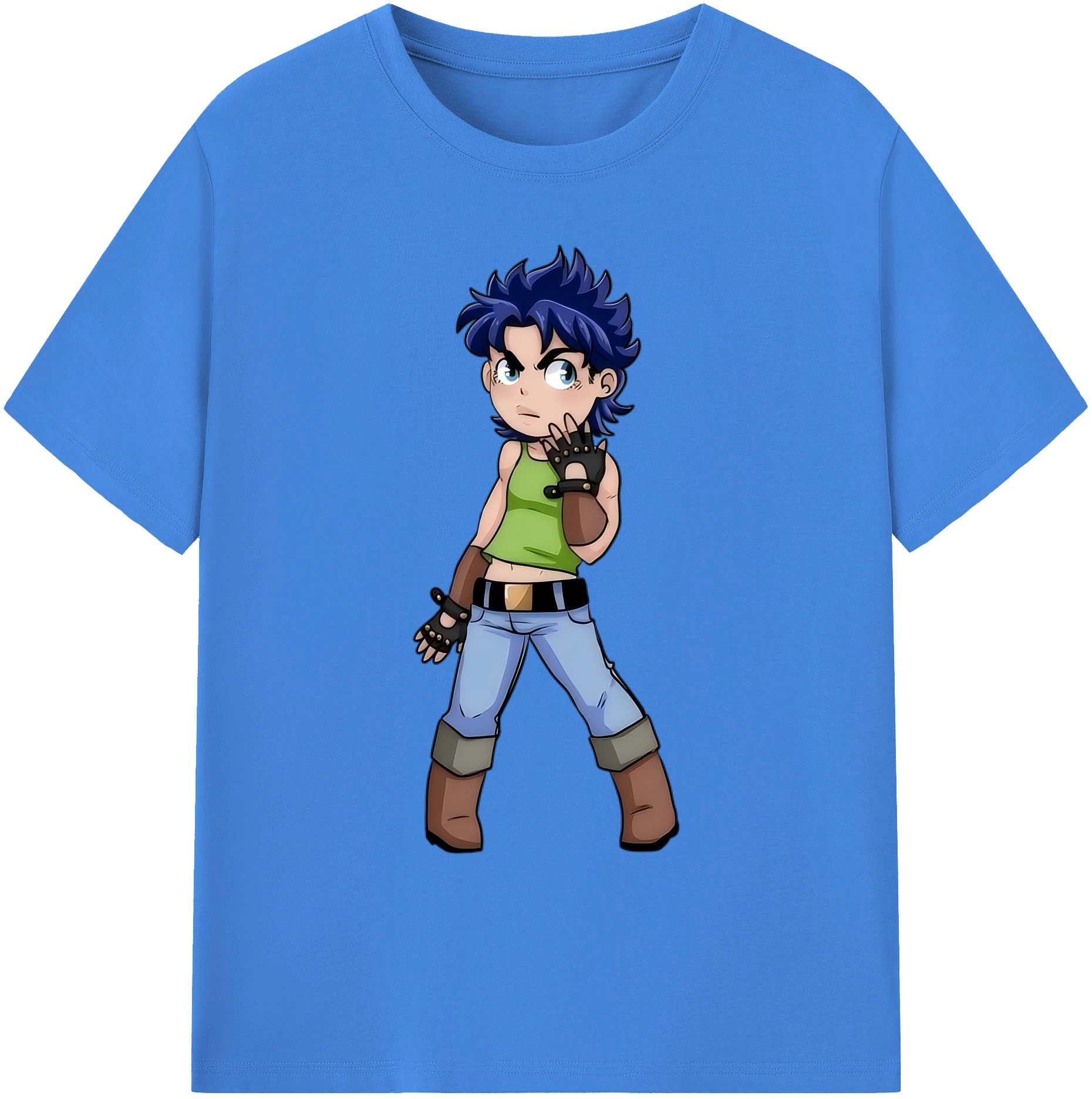 （画像用） ジョジョの奇妙な冒険 広瀨康一 JoJo's Bizarre Adventure Hirose Koichi 綿100％ メンズ半袖Tシャツ｜肌触りやわらか＆通気性