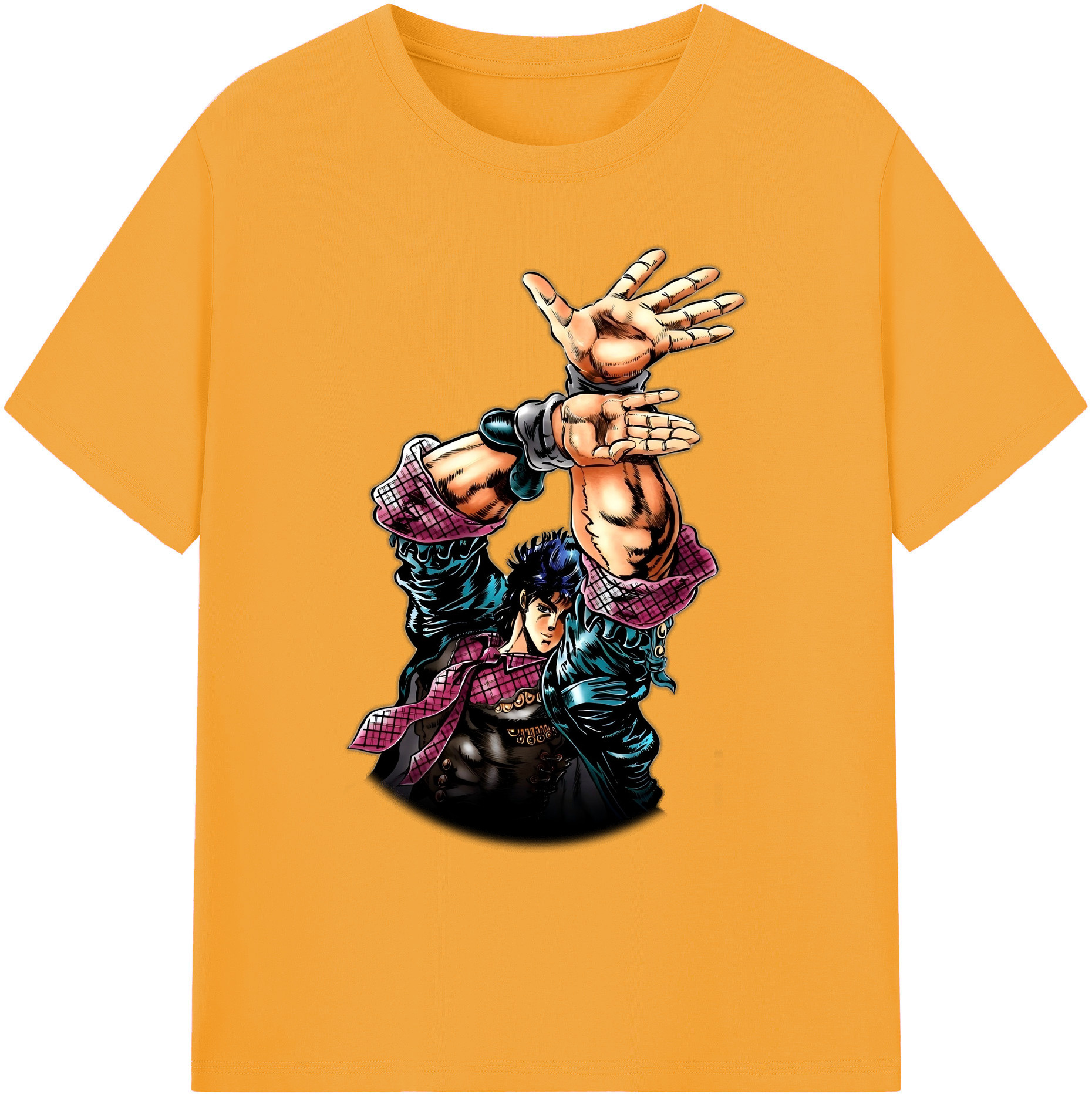 （画像用） ジョジョの奇妙な冒険 /ジョナサン?ジョースター JoJo's Bizarre Adventure Jonathan Joestar 綿100％ メンズ半袖Tシャツ｜肌触りやわらか＆通気性