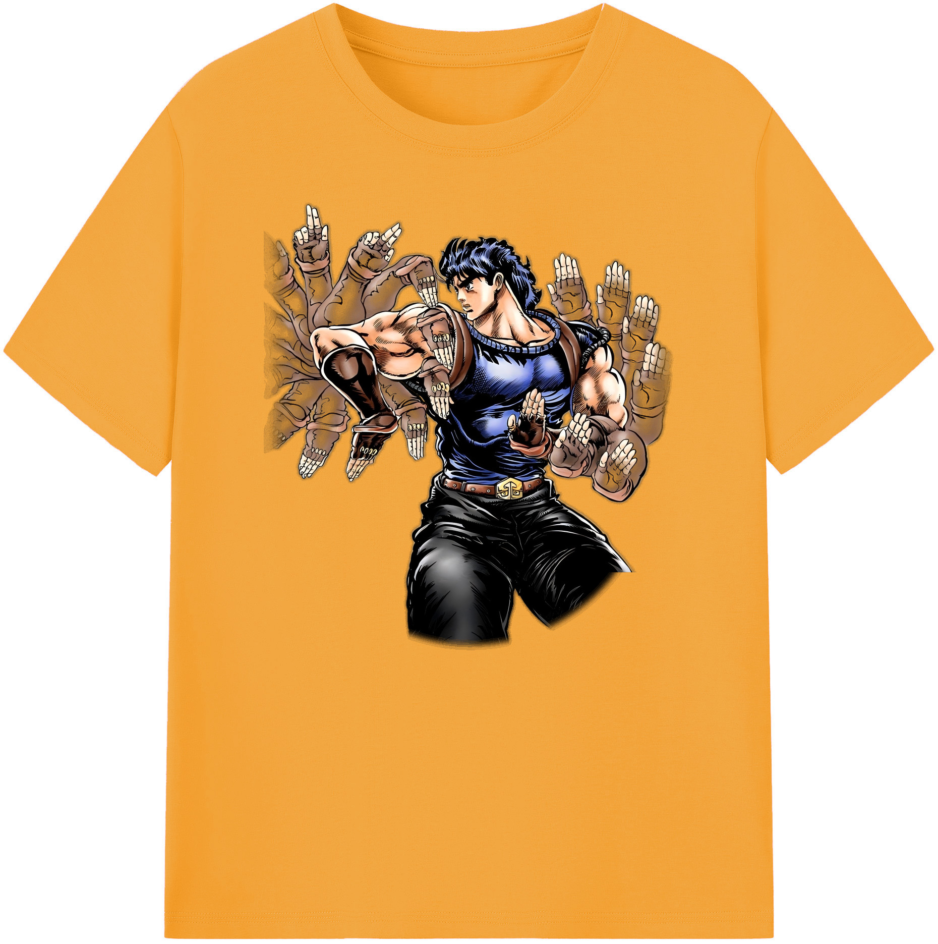 （画像用） ジョジョの奇妙な冒険 /ジョナサン?ジョースター JoJo's Bizarre Adventure Jonathan Joestar 綿100％ メンズ半袖Tシャツ｜肌触りやわらか＆通気性