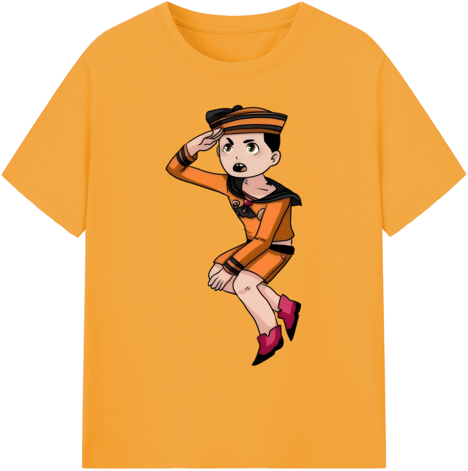（画像用） ジョジョの奇妙な冒険 東方定助 JoJo's Bizarre Adventure Higashikata Josuke 綿100％ メンズ半袖Tシャツ｜肌触りやわらか＆通気性