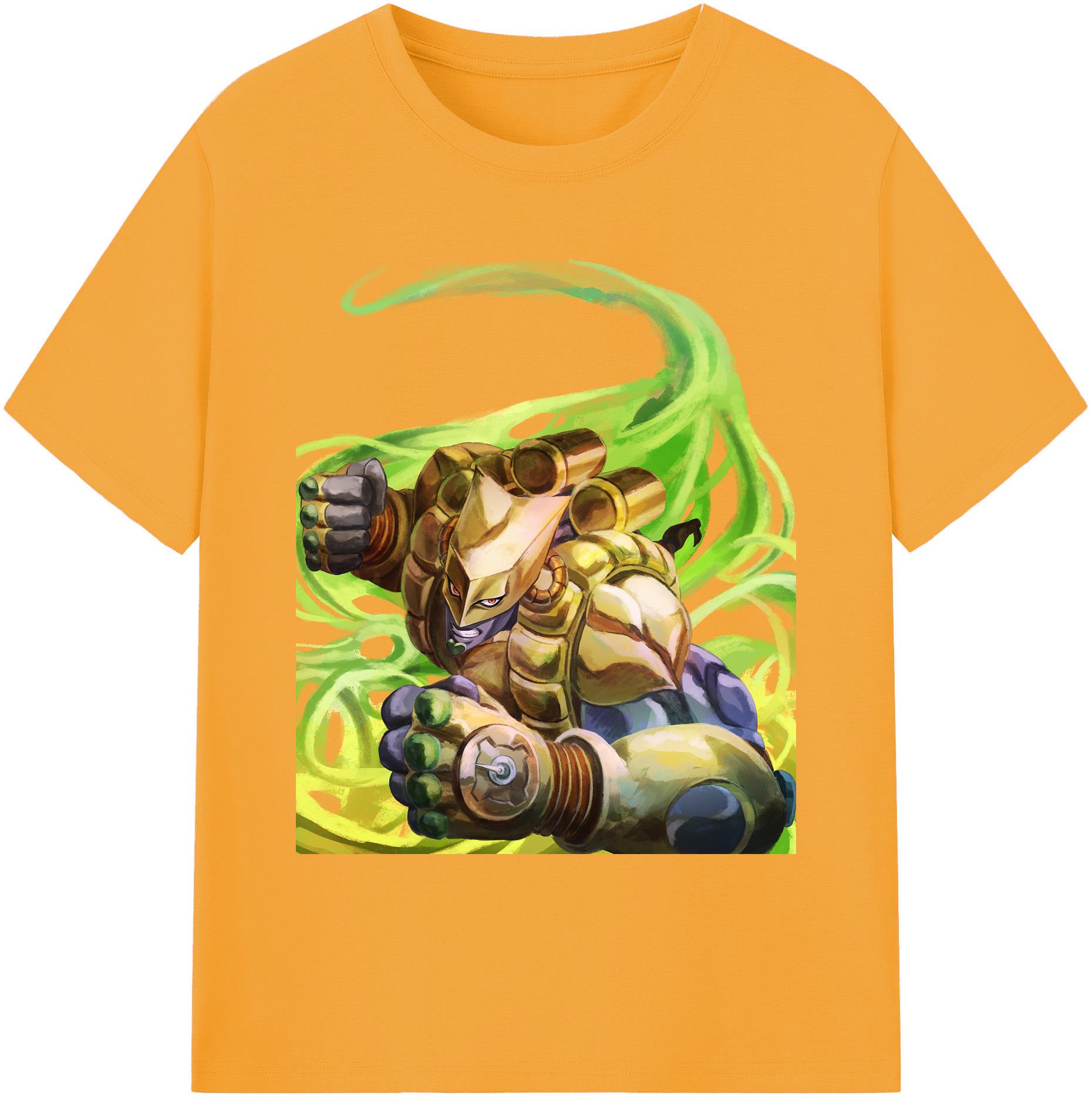 （画像用） ジョジョの奇妙な冒険 ディオ?ブランドー JoJo's Bizarre Adventure Dio Brando 綿100％ メンズ半袖Tシャツ｜肌触りやわらか＆通気性