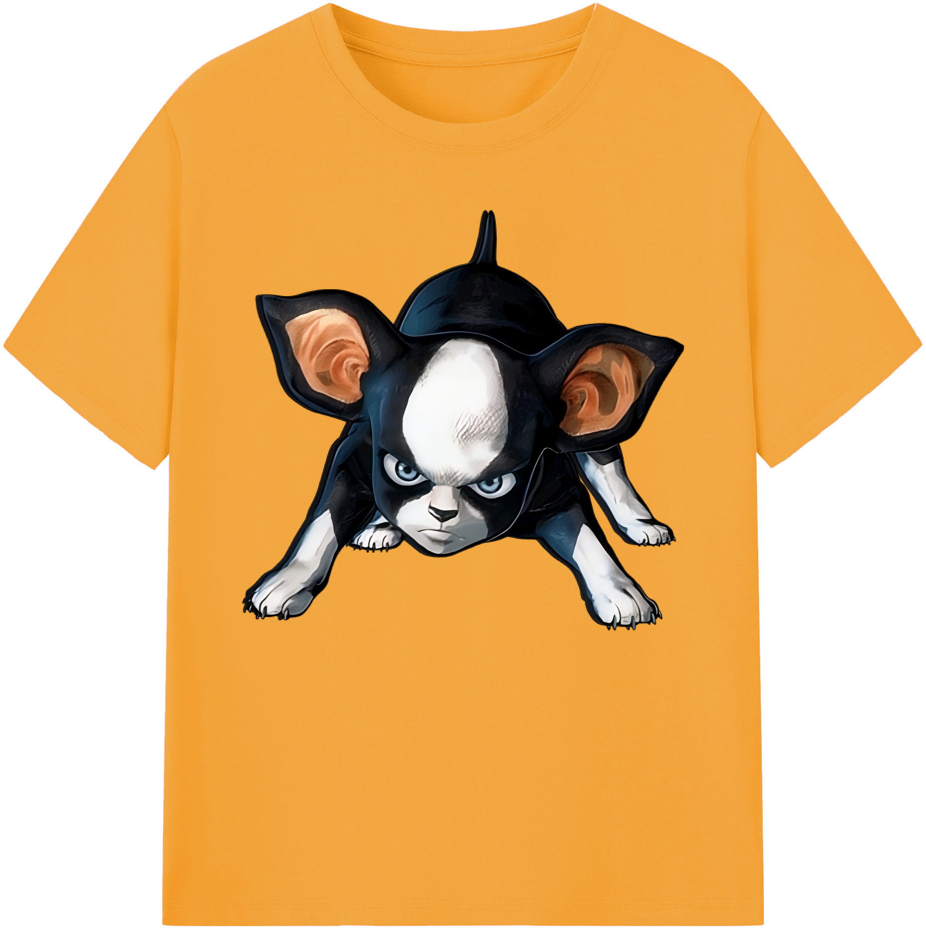 （画像用） ジョジョの奇妙な冒険 イギー JoJo's Bizarre Adventure Iggy 綿100％ メンズ半袖Tシャツ｜肌触りやわらか＆通気性
