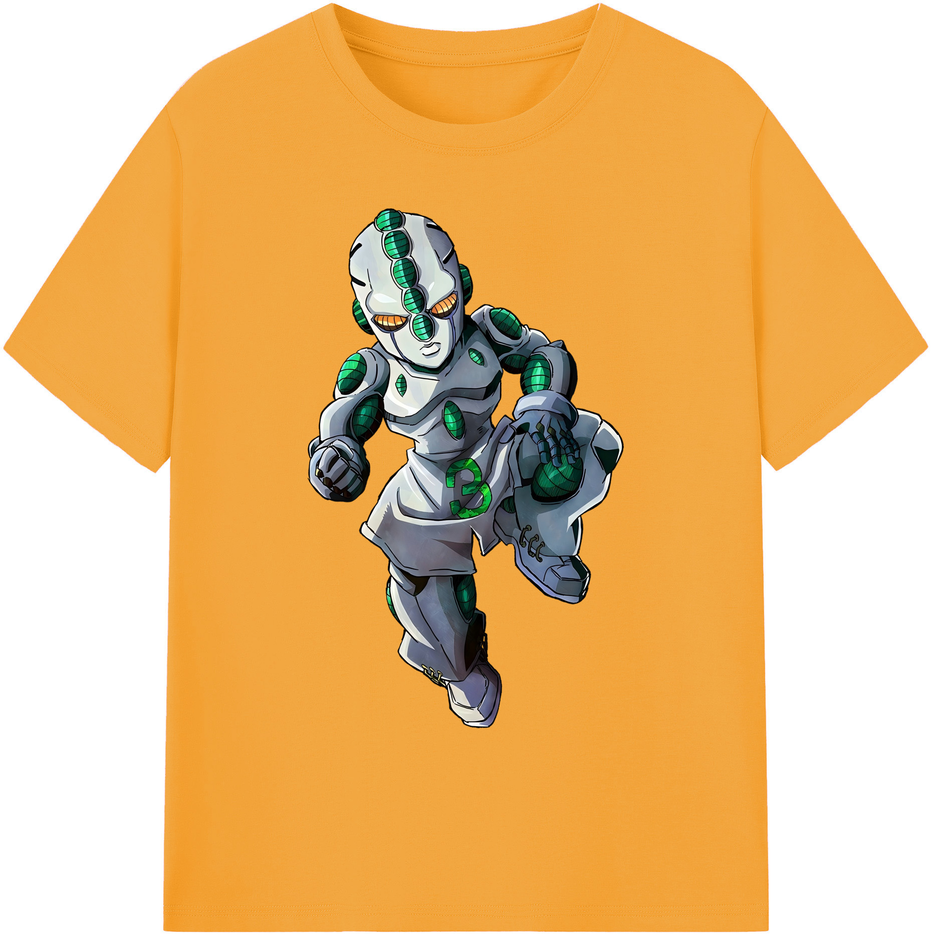 （画像用） ジョジョの奇妙な冒険 広瀨康一 JoJo's Bizarre Adventure Hirose Koichi 綿100％ メンズ半袖Tシャツ｜肌触りやわらか＆通気性