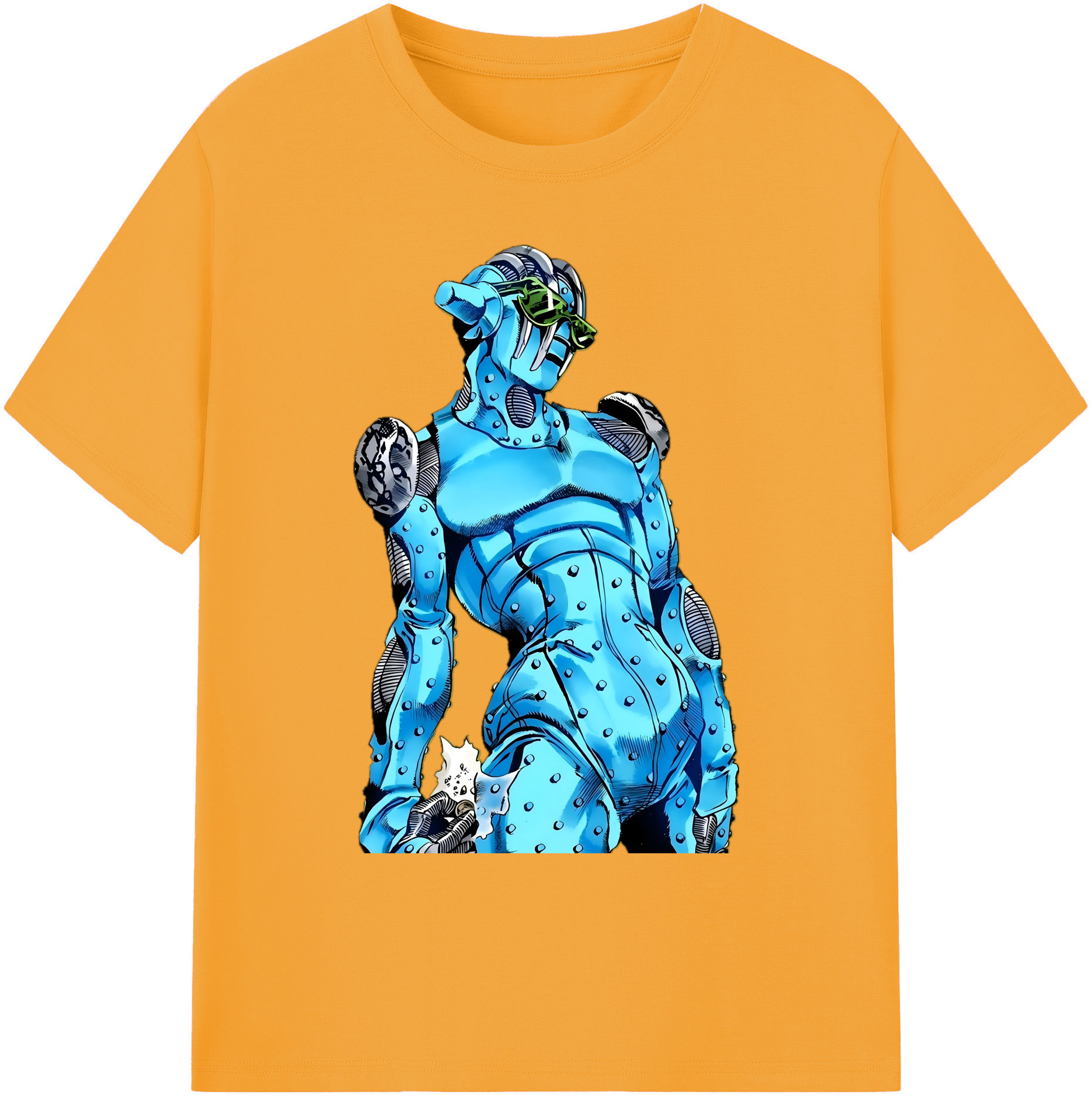 （画像用） ジョジョの奇妙な冒険 JoJo's Bizarre Adventure 綿100％ メンズ半袖Tシャツ｜肌触りやわらか＆通気性