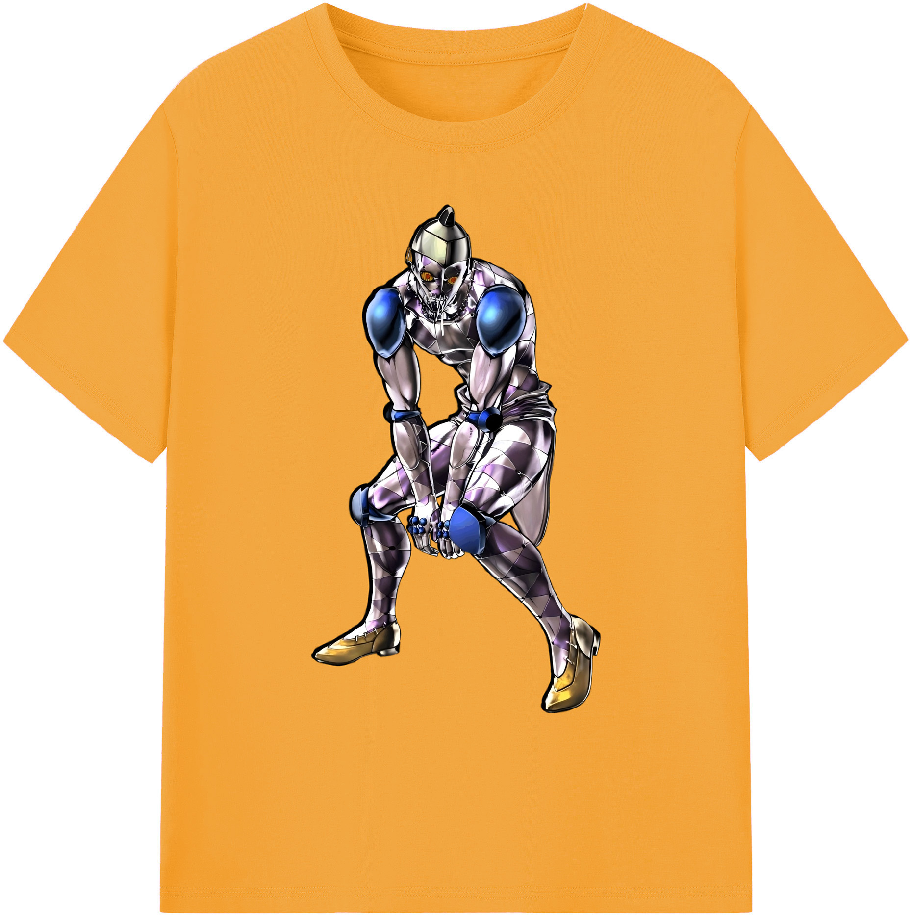 （画像用） ジョジョの奇妙な冒険 JoJo's Bizarre Adventure 綿100％ メンズ半袖Tシャツ｜肌触りやわらか＆通気性
