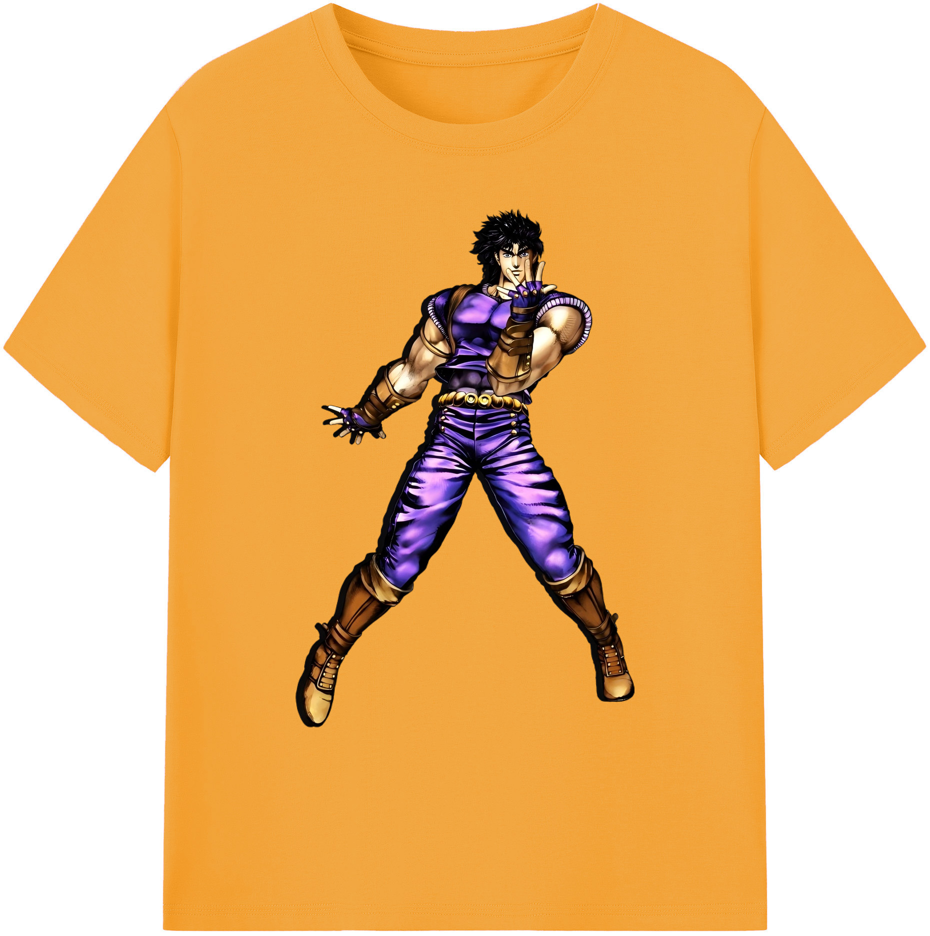 （画像用） ジョジョの奇妙な冒険 /ジョナサン?ジョースター JoJo's Bizarre Adventure Jonathan Joestar 綿100％ メンズ半袖Tシャツ｜肌触りやわらか＆通気性