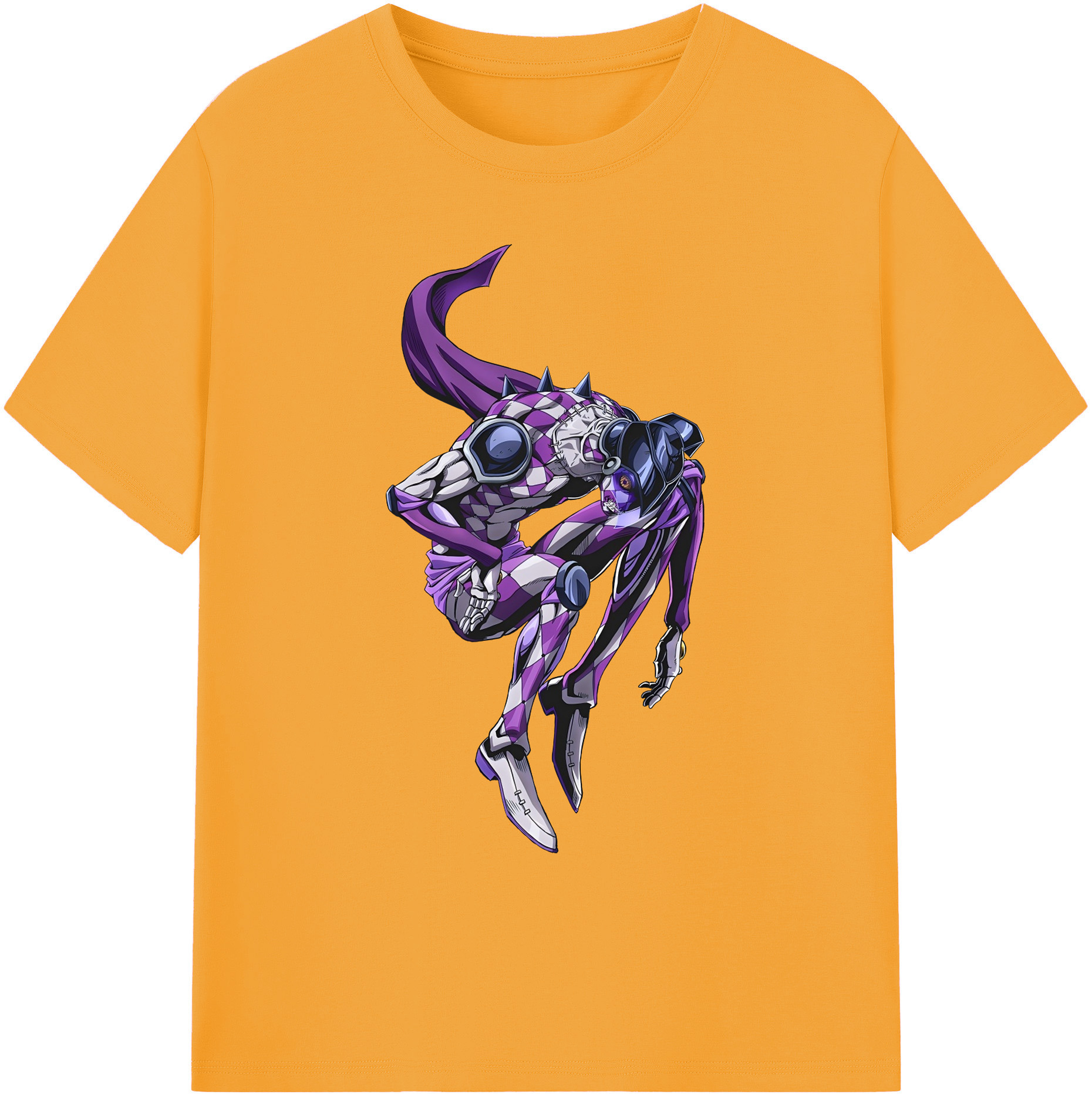 （画像用） ジョジョの奇妙な冒険 パンナコッタ?フー JoJo's Bizarre Adventure Pannacotta Fugo 綿100％ メンズ半袖Tシャツ｜肌触りやわらか＆通気性