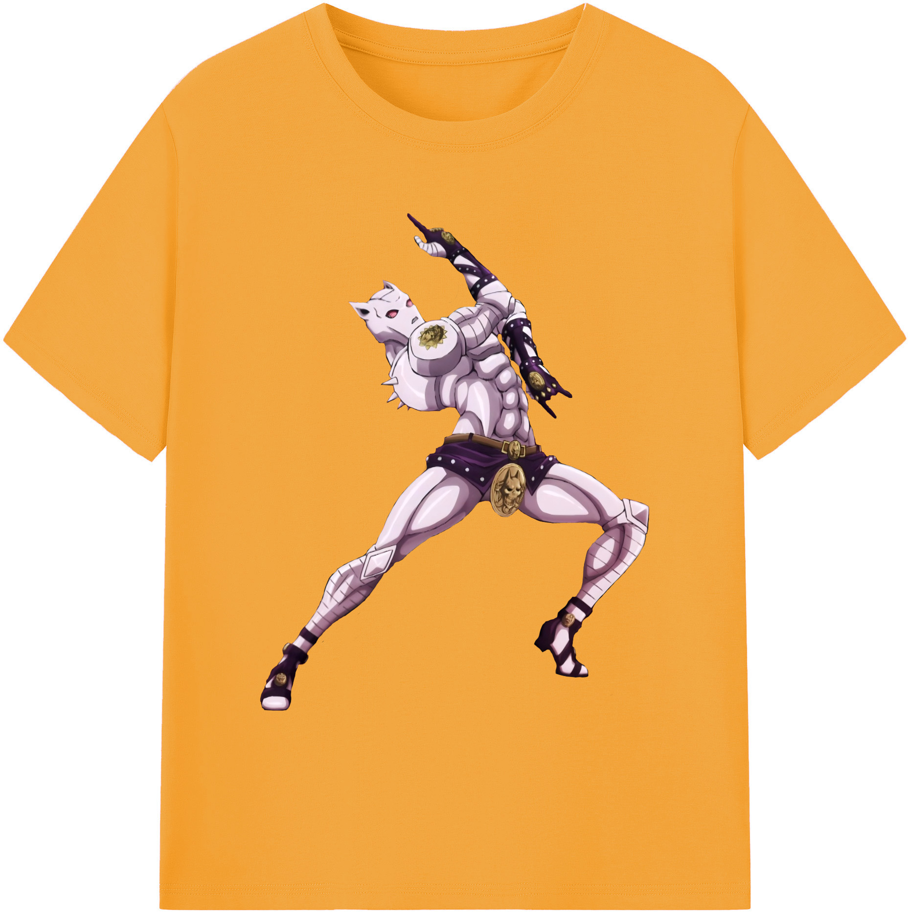 （画像用） ジョジョの奇妙な冒険 きら よしかげ JoJo's Bizarre Adventure Kira Yoshikage 綿100％ メンズ半袖Tシャツ｜肌触りやわらか＆通気性