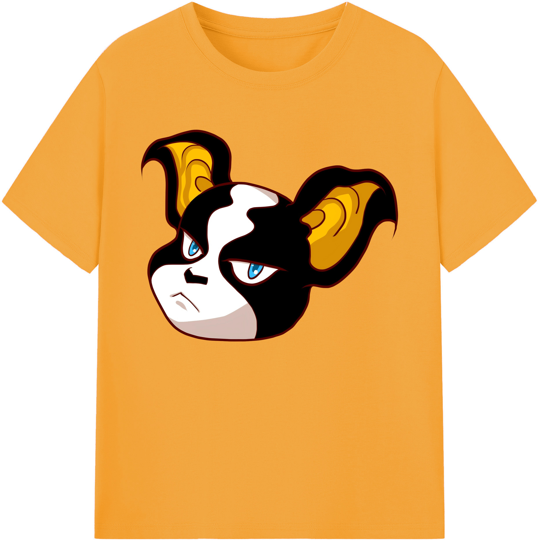 （画像用） ジョジョの奇妙な冒険 イギー JoJo's Bizarre Adventure Iggy 綿100％ メンズ半袖Tシャツ｜肌触りやわらか＆通気性