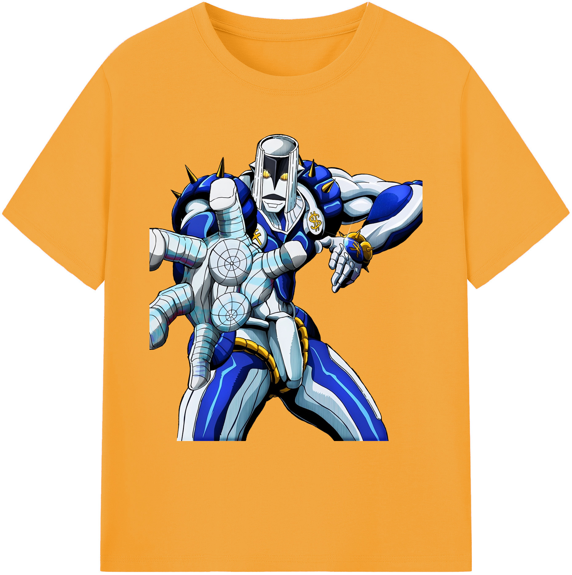 （画像用） ジョジョの奇妙な冒険 虹村億泰 にじむら おくやす JoJo's Bizarre Adventure Nijimura Okuyasu 綿100％ メンズ半袖Tシャツ｜肌触りやわらか＆通気性