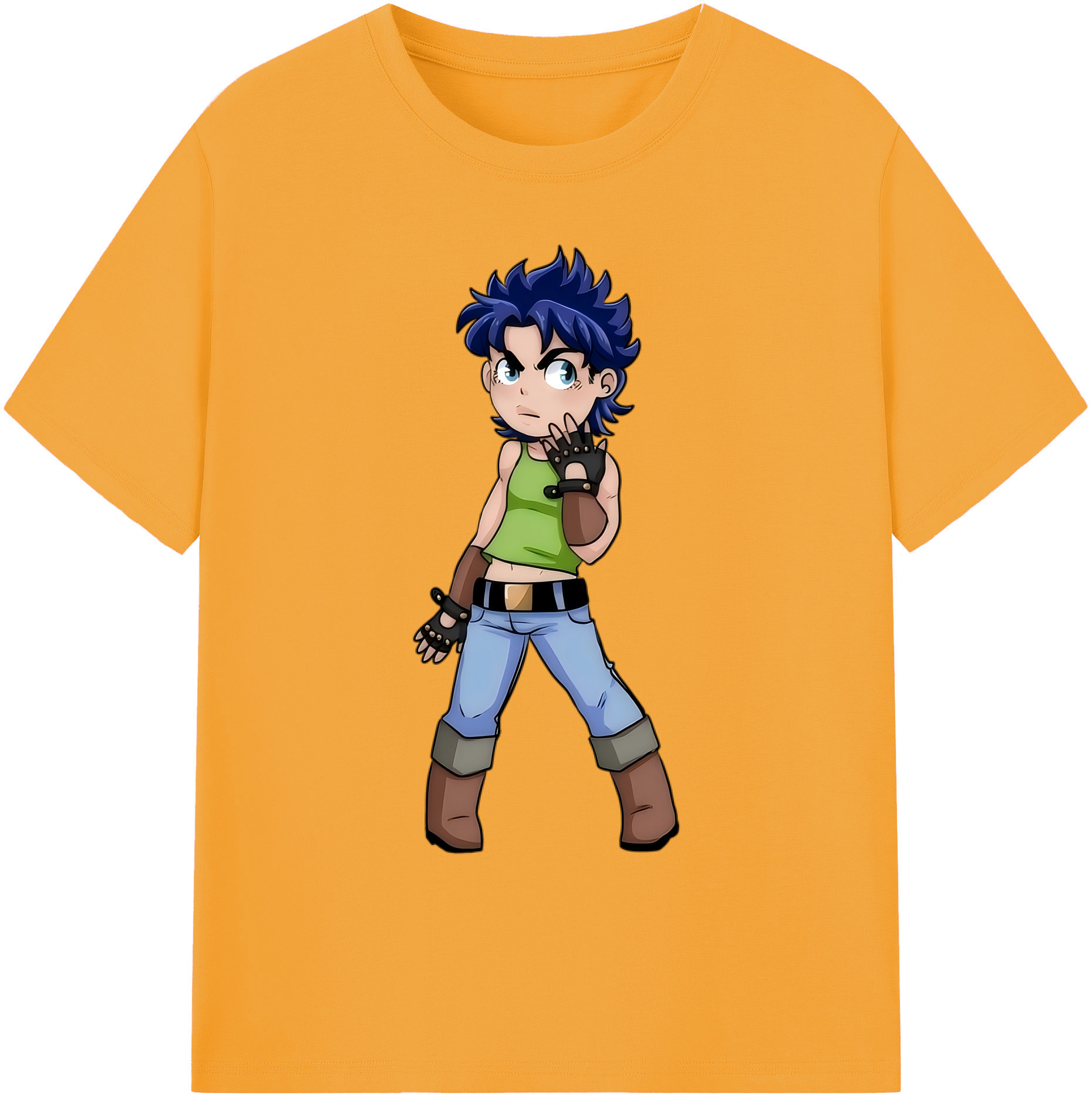 （画像用） ジョジョの奇妙な冒険 広瀨康一 JoJo's Bizarre Adventure Hirose Koichi 綿100％ メンズ半袖Tシャツ｜肌触りやわらか＆通気性