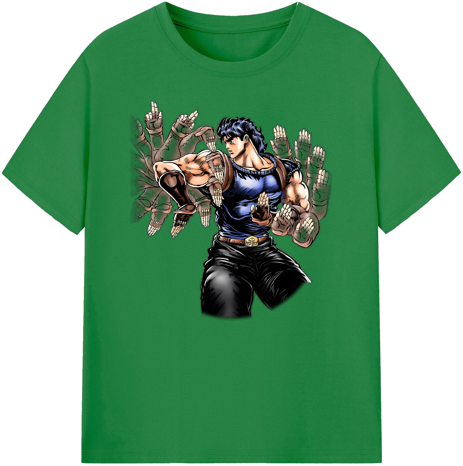 （画像用） ジョジョの奇妙な冒険 /ジョナサン?ジョースター JoJo's Bizarre Adventure Jonathan Joestar 綿100％ メンズ半袖Tシャツ｜肌触りやわらか＆通気性