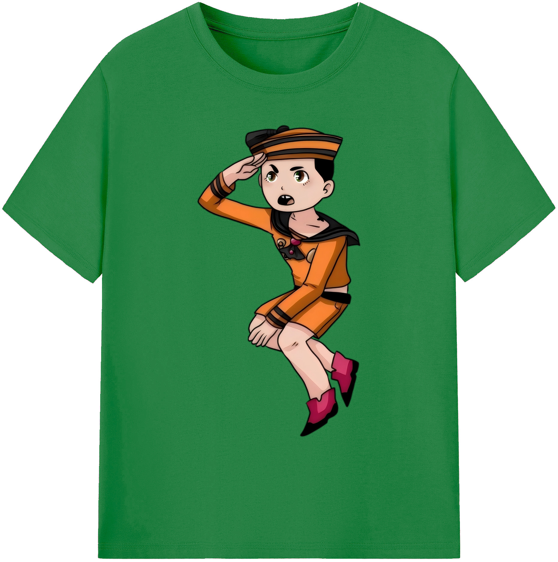 （画像用） ジョジョの奇妙な冒険 東方定助 JoJo's Bizarre Adventure Higashikata Josuke 綿100％ メンズ半袖Tシャツ｜肌触りやわらか＆通気性