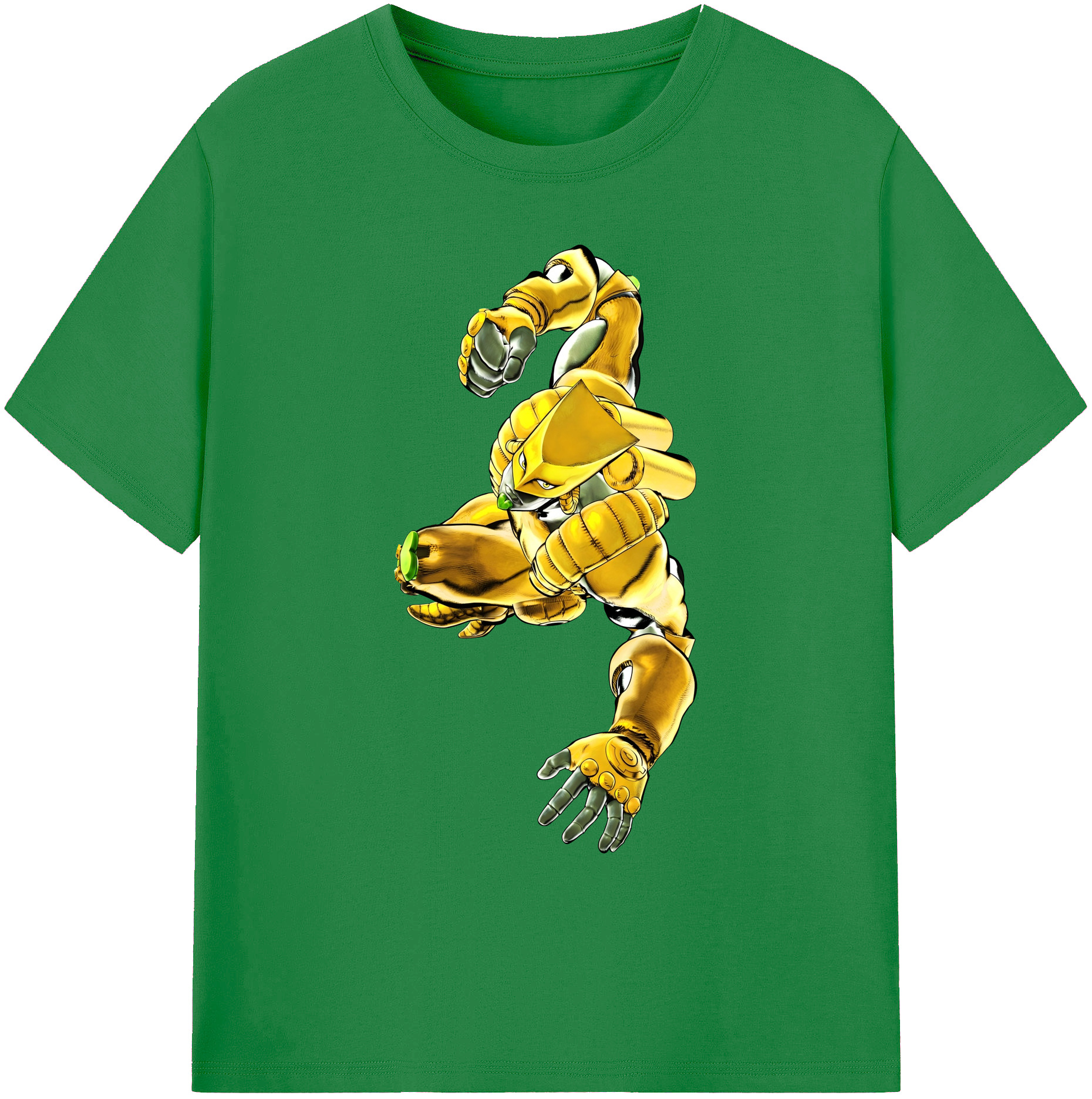 （画像用） ジョジョの奇妙な冒険 ディオ?ブランドー JoJo's Bizarre Adventure Dio Brando 綿100％ メンズ半袖Tシャツ｜肌触りやわらか＆通気性