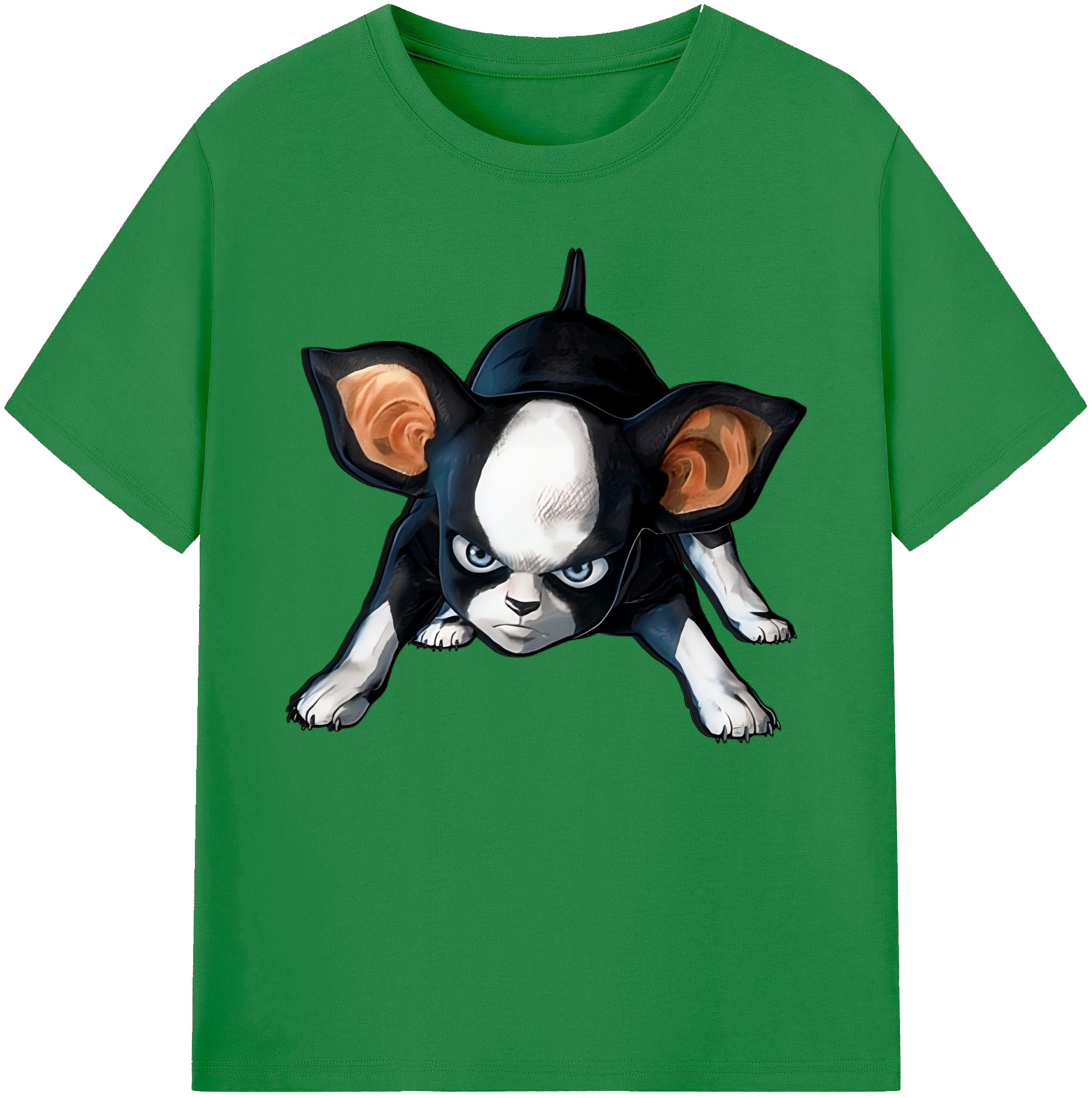 （画像用） ジョジョの奇妙な冒険 イギー JoJo's Bizarre Adventure Iggy 綿100％ メンズ半袖Tシャツ｜肌触りやわらか＆通気性