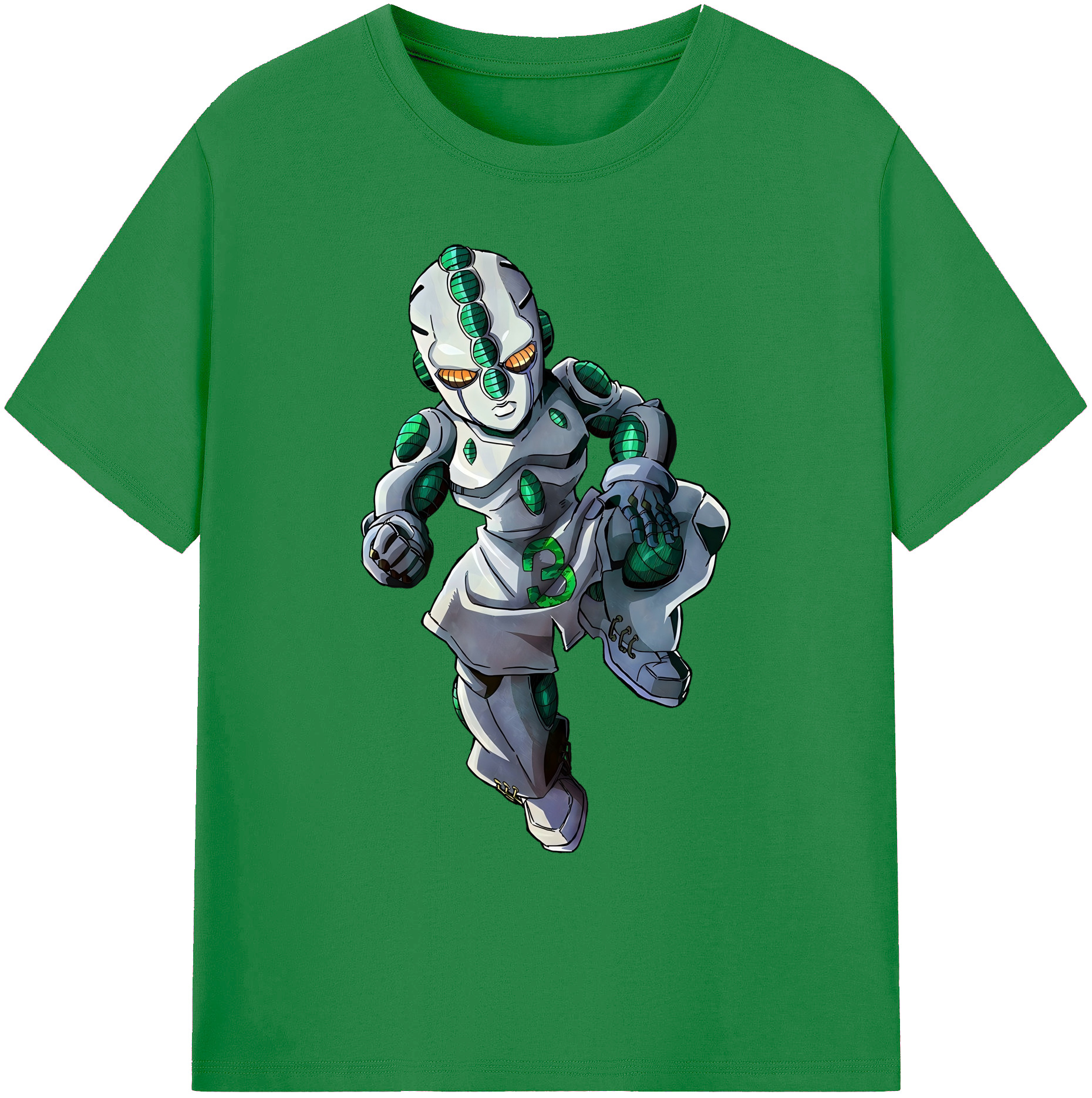 （画像用） ジョジョの奇妙な冒険 広瀨康一 JoJo's Bizarre Adventure Hirose Koichi 綿100％ メンズ半袖Tシャツ｜肌触りやわらか＆通気性