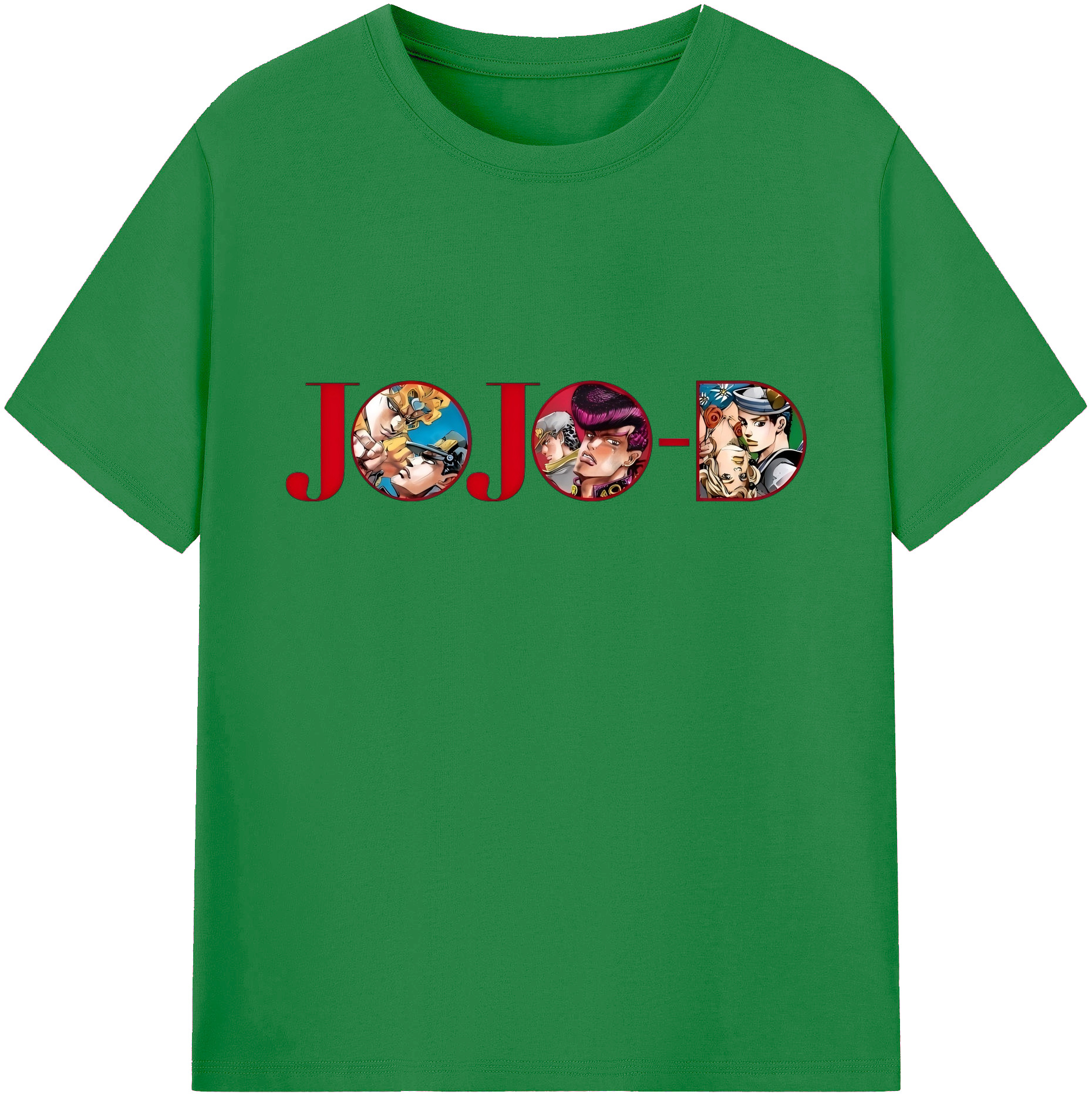（画像用） ジョジョの奇妙な冒険 JoJo's Bizarre Adventure 綿100％ メンズ半袖Tシャツ｜肌触りやわらか＆通気性