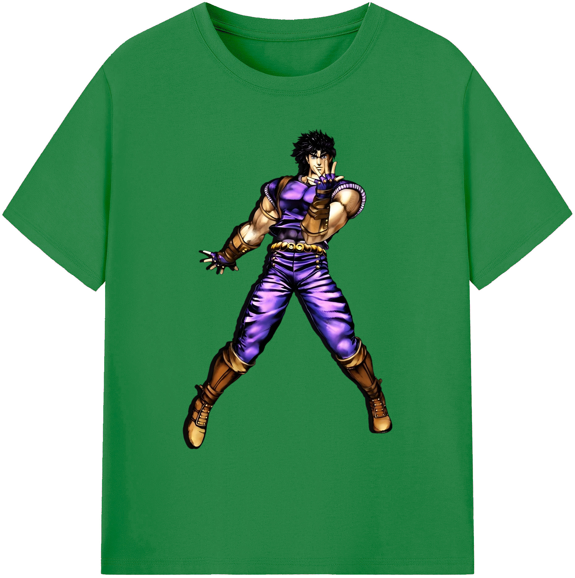 （画像用） ジョジョの奇妙な冒険 /ジョナサン?ジョースター JoJo's Bizarre Adventure Jonathan Joestar 綿100％ メンズ半袖Tシャツ｜肌触りやわらか＆通気性