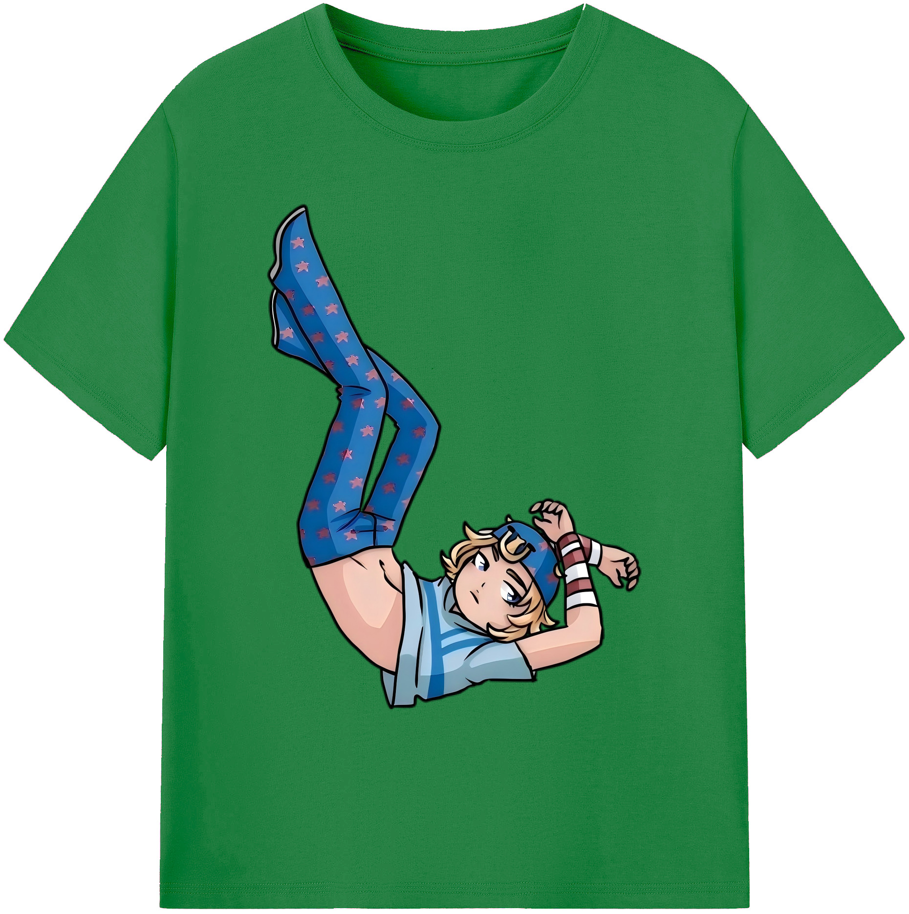（画像用） ジョジョの奇妙な冒険 グイード?ミスタ JoJo's Bizarre Adventure Guido Mista 綿100％ メンズ半袖Tシャツ｜肌触りやわらか＆通気性