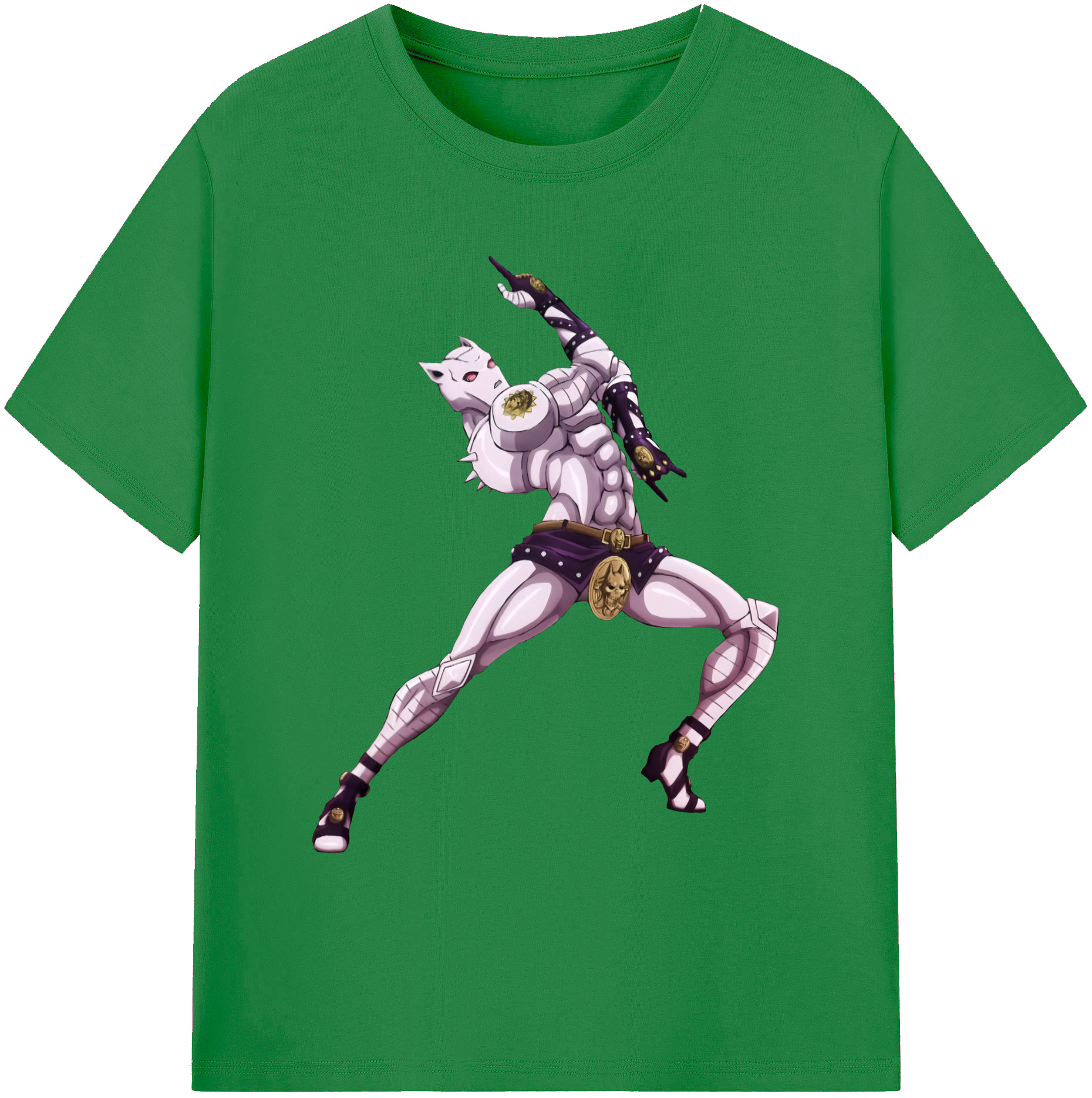（画像用） ジョジョの奇妙な冒険 きら よしかげ JoJo's Bizarre Adventure Kira Yoshikage 綿100％ メンズ半袖Tシャツ｜肌触りやわらか＆通気性