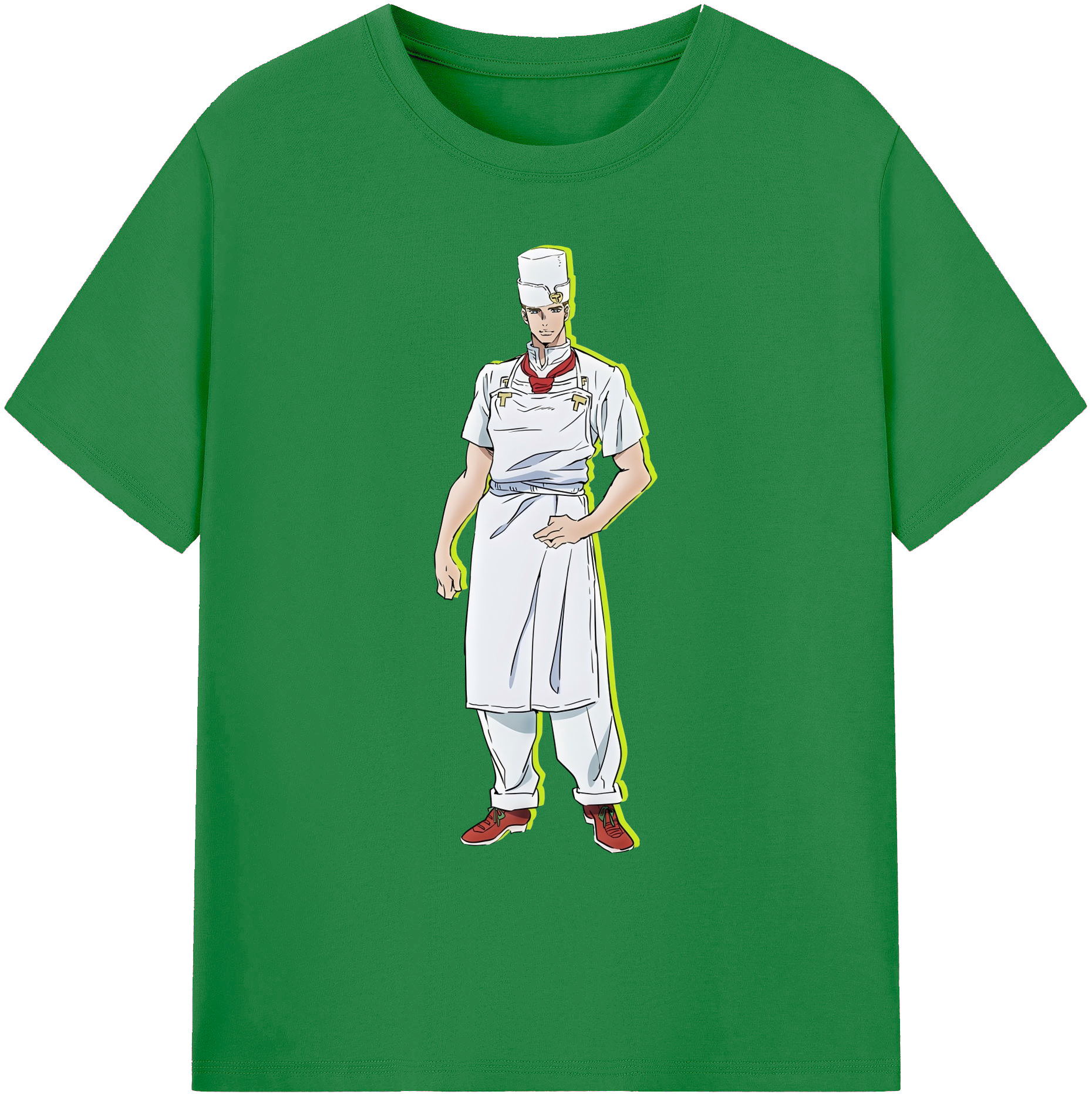 （画像用） ジョジョの奇妙な冒険 Tonio Trussardi JoJo's Bizarre Adventure トニオ?トラッサルディ 綿100％ メンズ半袖Tシャツ｜肌触りやわらか＆通気性