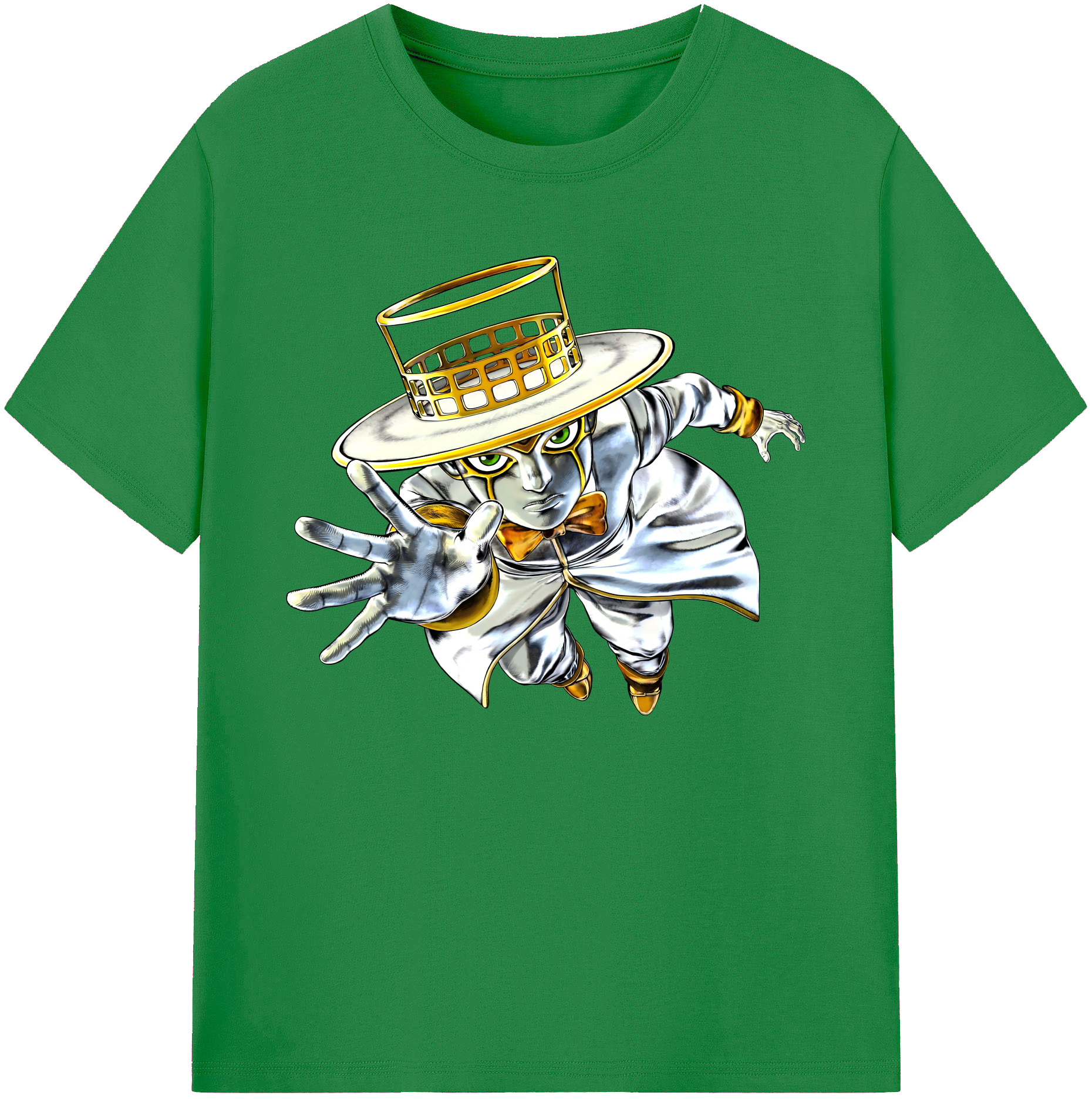 （画像用） ジョジョの奇妙な冒険 岸辺 露伴（きしべ ろはん） JoJo's Bizarre Adventure Rohan Kishibe 綿100％ メンズ半袖Tシャツ｜肌触りやわらか＆通気性