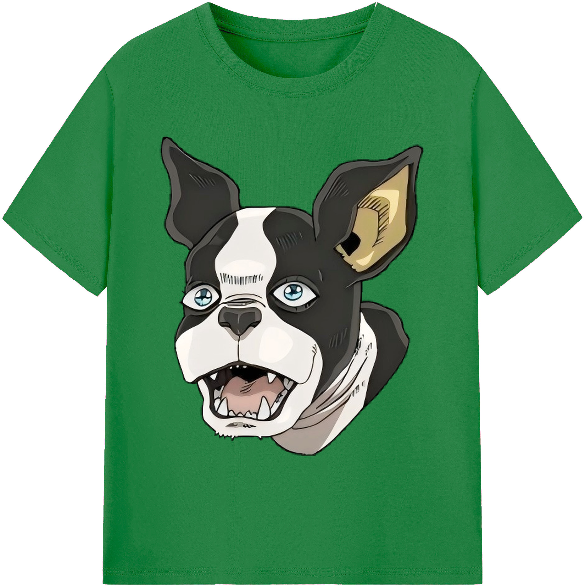 （画像用） ジョジョの奇妙な冒険 イギー JoJo's Bizarre Adventure Iggy 綿100％ メンズ半袖Tシャツ｜肌触りやわらか＆通気性