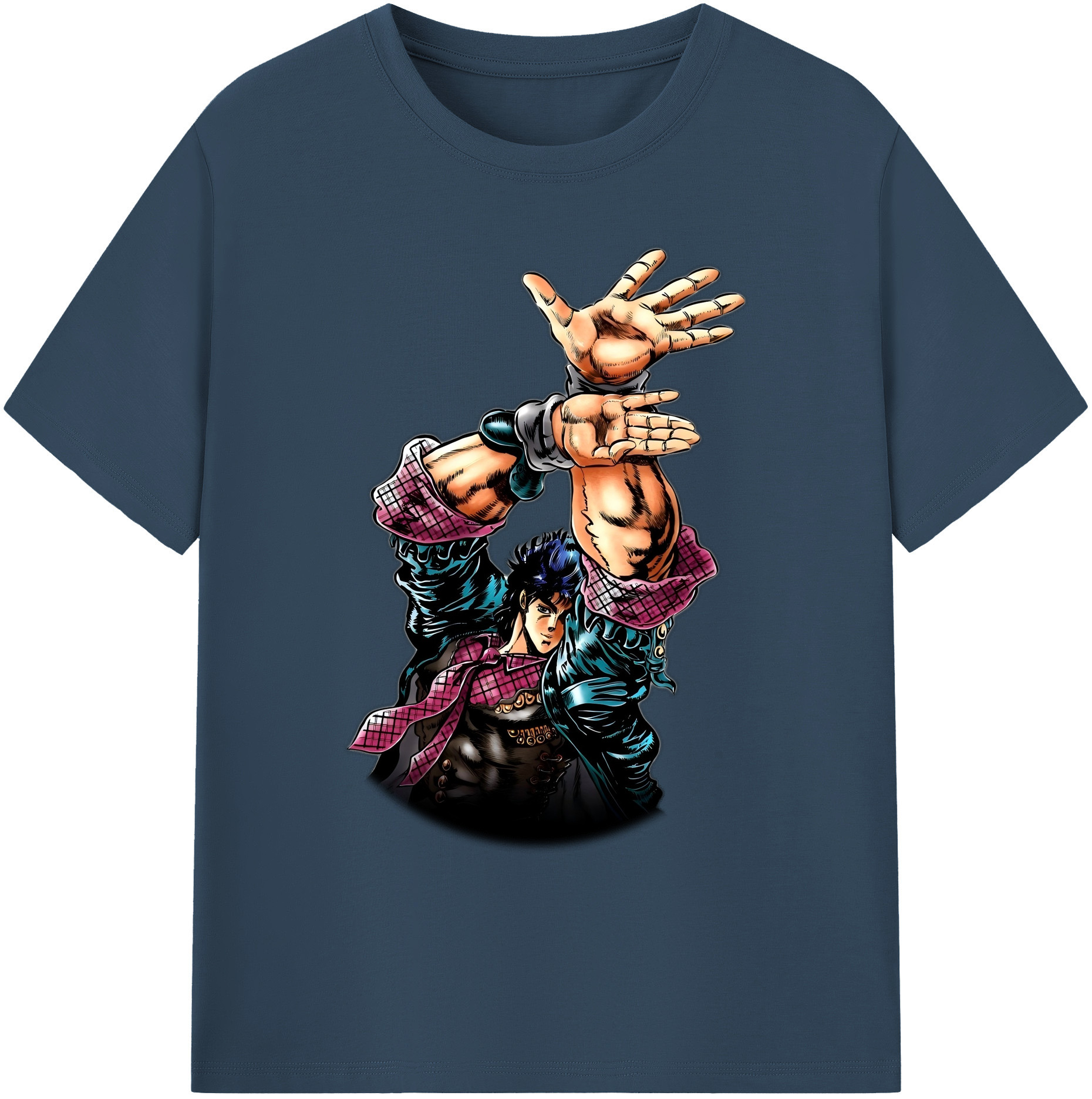 （画像用） ジョジョの奇妙な冒険 /ジョナサン?ジョースター JoJo's Bizarre Adventure Jonathan Joestar 綿100％ メンズ半袖Tシャツ｜肌触りやわらか＆通気性