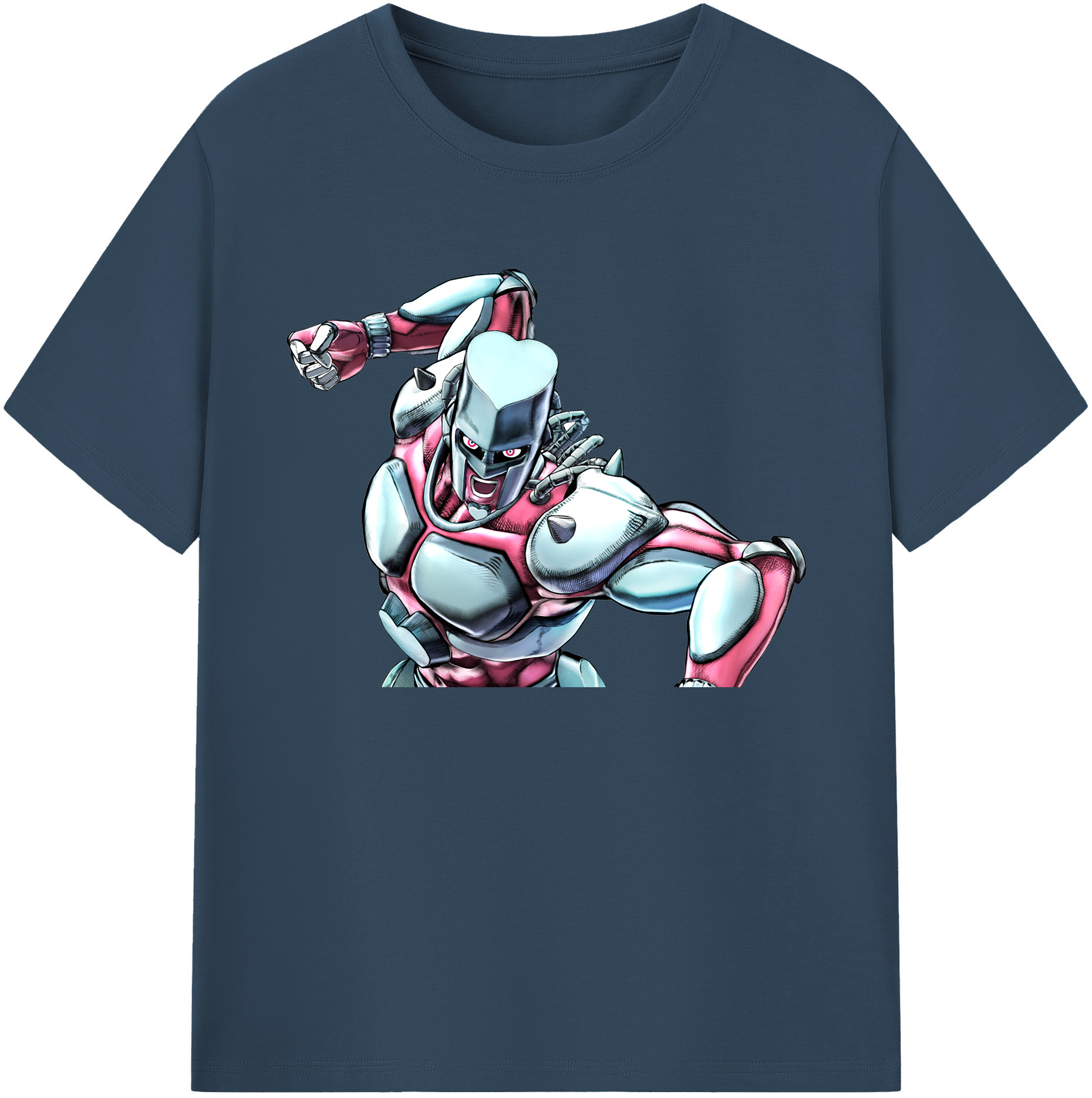 （画像用） ジョジョの奇妙な冒険 ひがしかた じょうすけ JoJo's Bizarre Adventure Higashikata Josuke 綿100％ メンズ半袖Tシャツ｜肌触りやわらか＆通気性