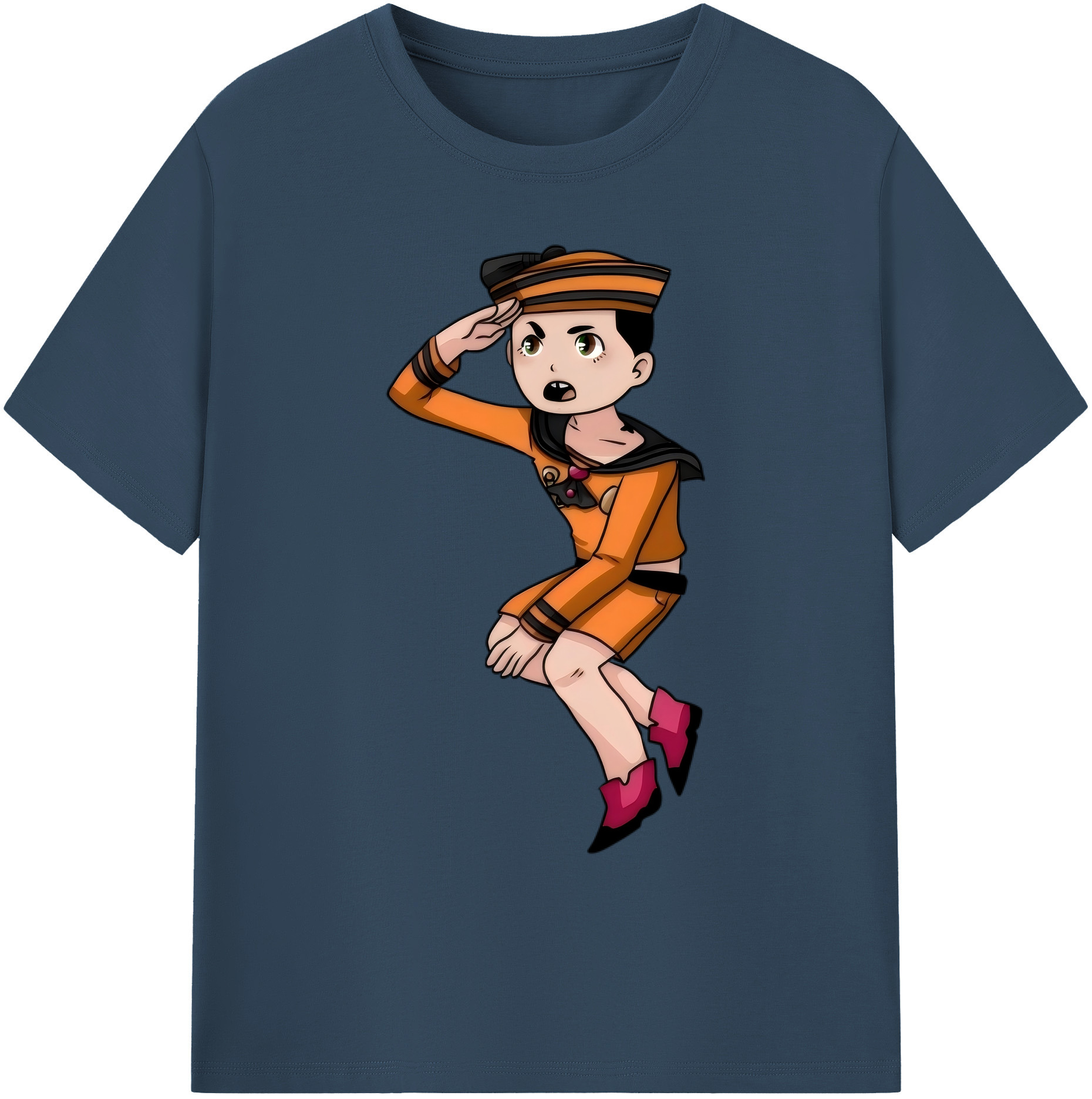 （画像用） ジョジョの奇妙な冒険 東方定助 JoJo's Bizarre Adventure Higashikata Josuke 綿100％ メンズ半袖Tシャツ｜肌触りやわらか＆通気性
