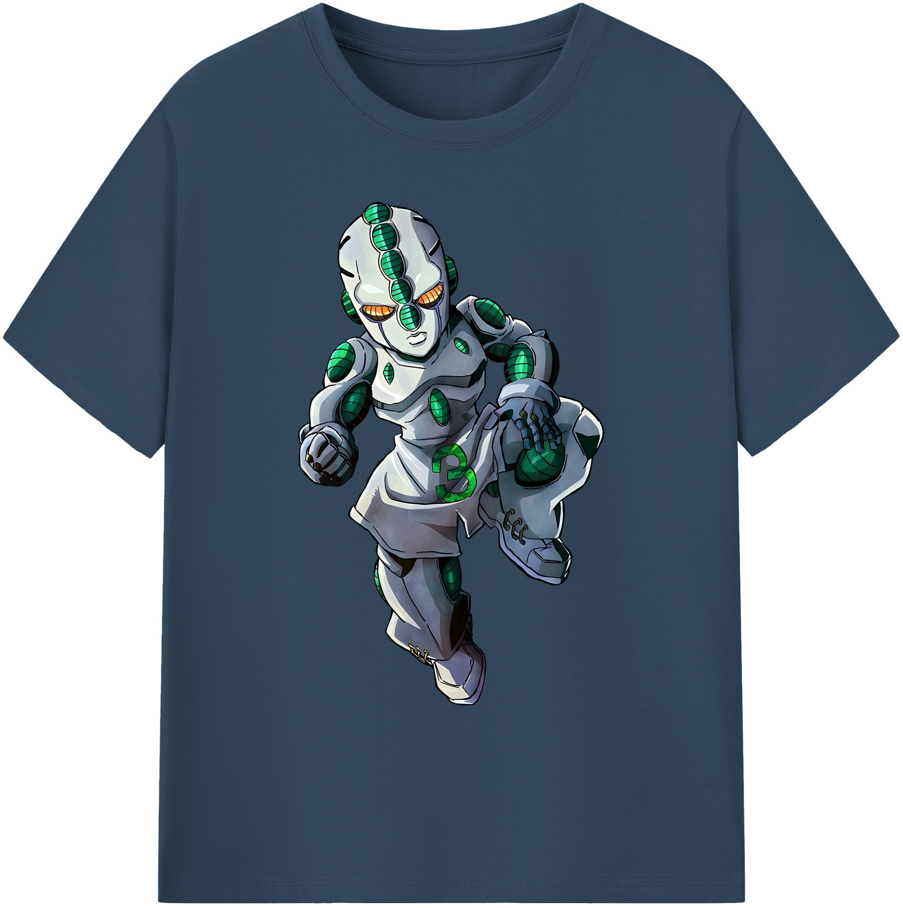 （画像用） ジョジョの奇妙な冒険 広瀨康一 JoJo's Bizarre Adventure Hirose Koichi 綿100％ メンズ半袖Tシャツ｜肌触りやわらか＆通気性
