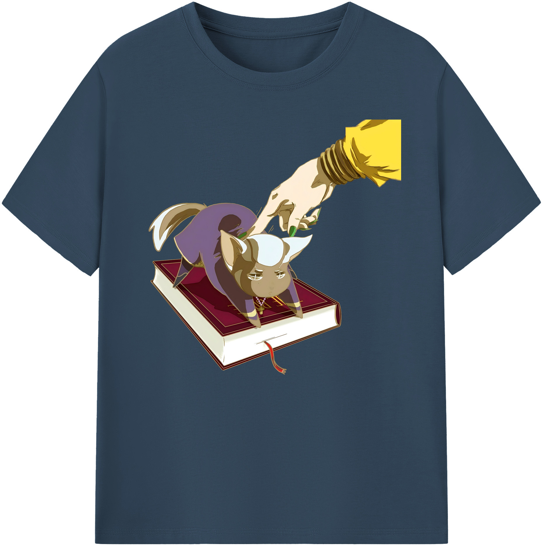 （画像用） ジョジョの奇妙な冒険 JoJo's Bizarre Adventure 綿100％ メンズ半袖Tシャツ｜肌触りやわらか＆通気性