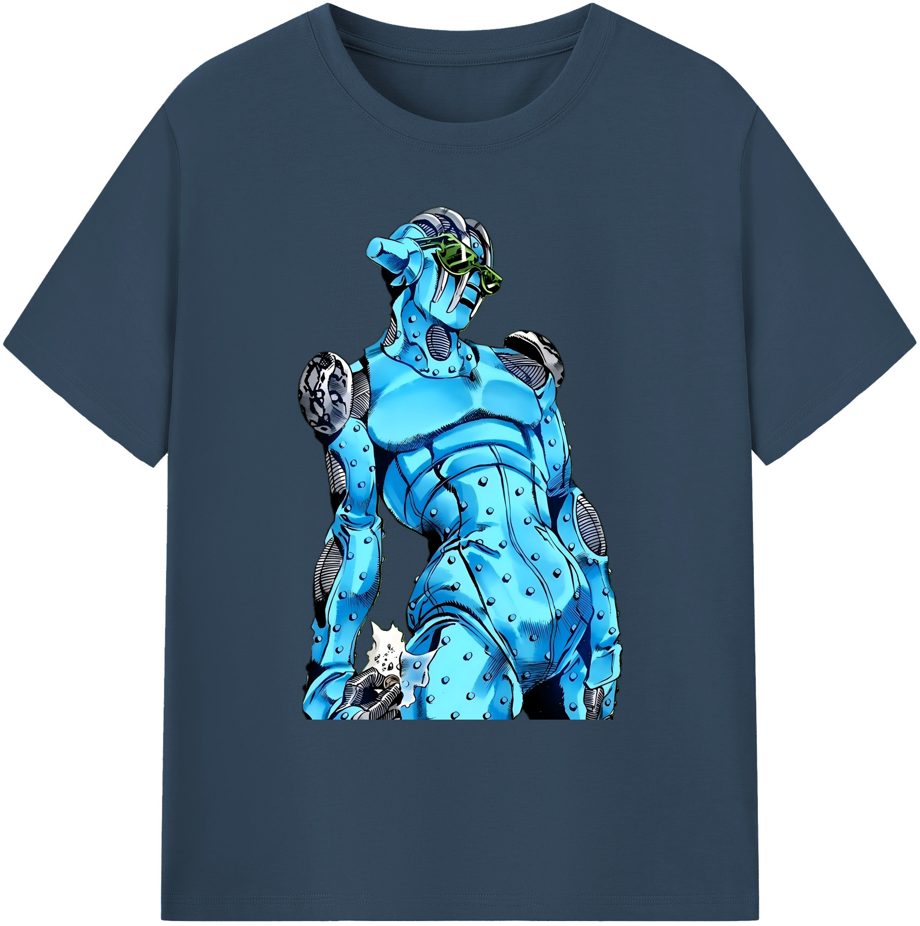 （画像用） ジョジョの奇妙な冒険 JoJo's Bizarre Adventure 綿100％ メンズ半袖Tシャツ｜肌触りやわらか＆通気性