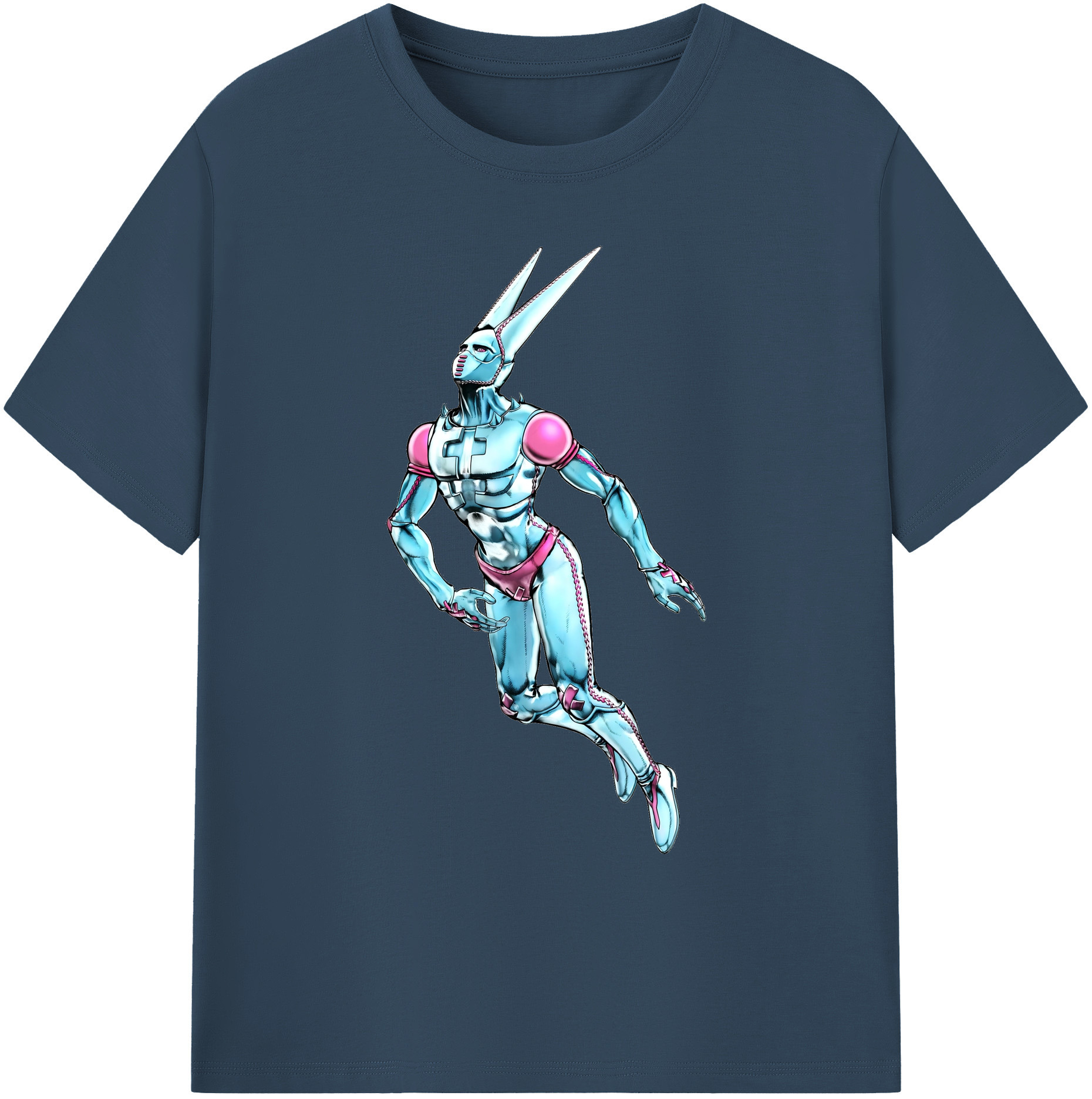 （画像用） ジョジョの奇妙な冒険 JoJo's Bizarre Adventure 綿100％ メンズ半袖Tシャツ｜肌触りやわらか＆通気性
