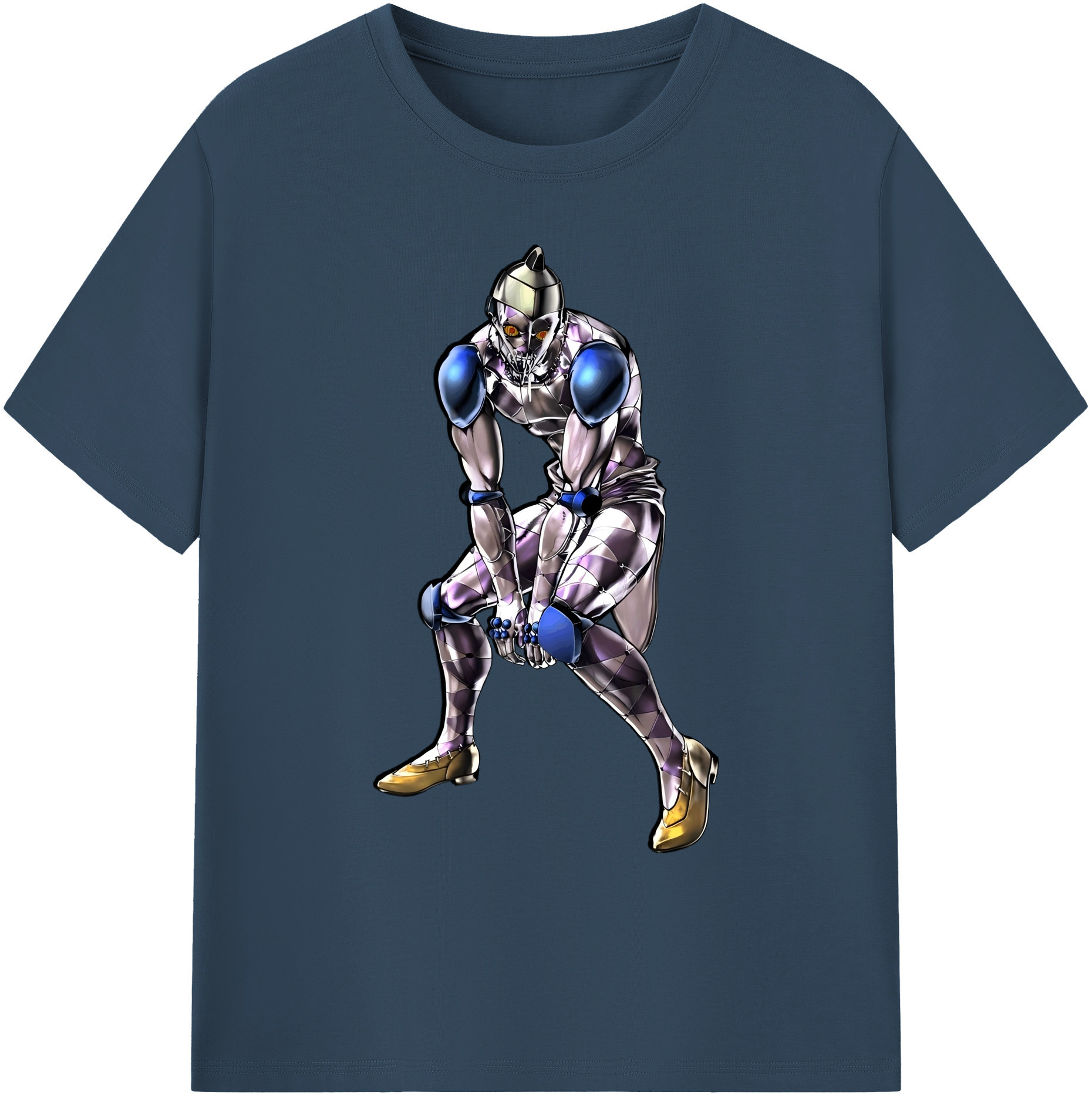 （画像用） ジョジョの奇妙な冒険 JoJo's Bizarre Adventure 綿100％ メンズ半袖Tシャツ｜肌触りやわらか＆通気性