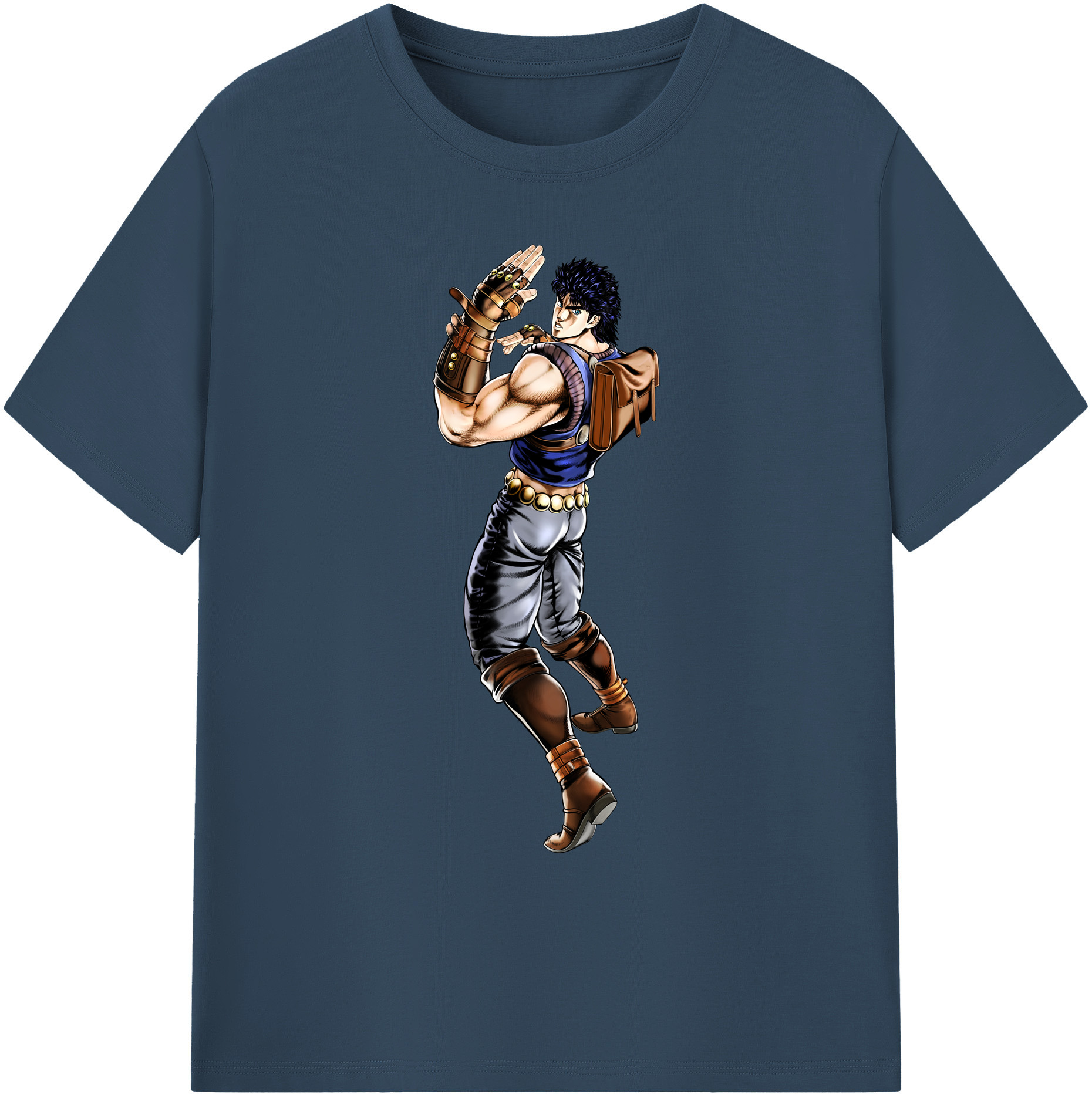 （画像用） ジョジョの奇妙な冒険 /ジョナサン?ジョースター JoJo's Bizarre Adventure Jonathan Joestar 綿100％ メンズ半袖Tシャツ｜肌触りやわらか＆通気性