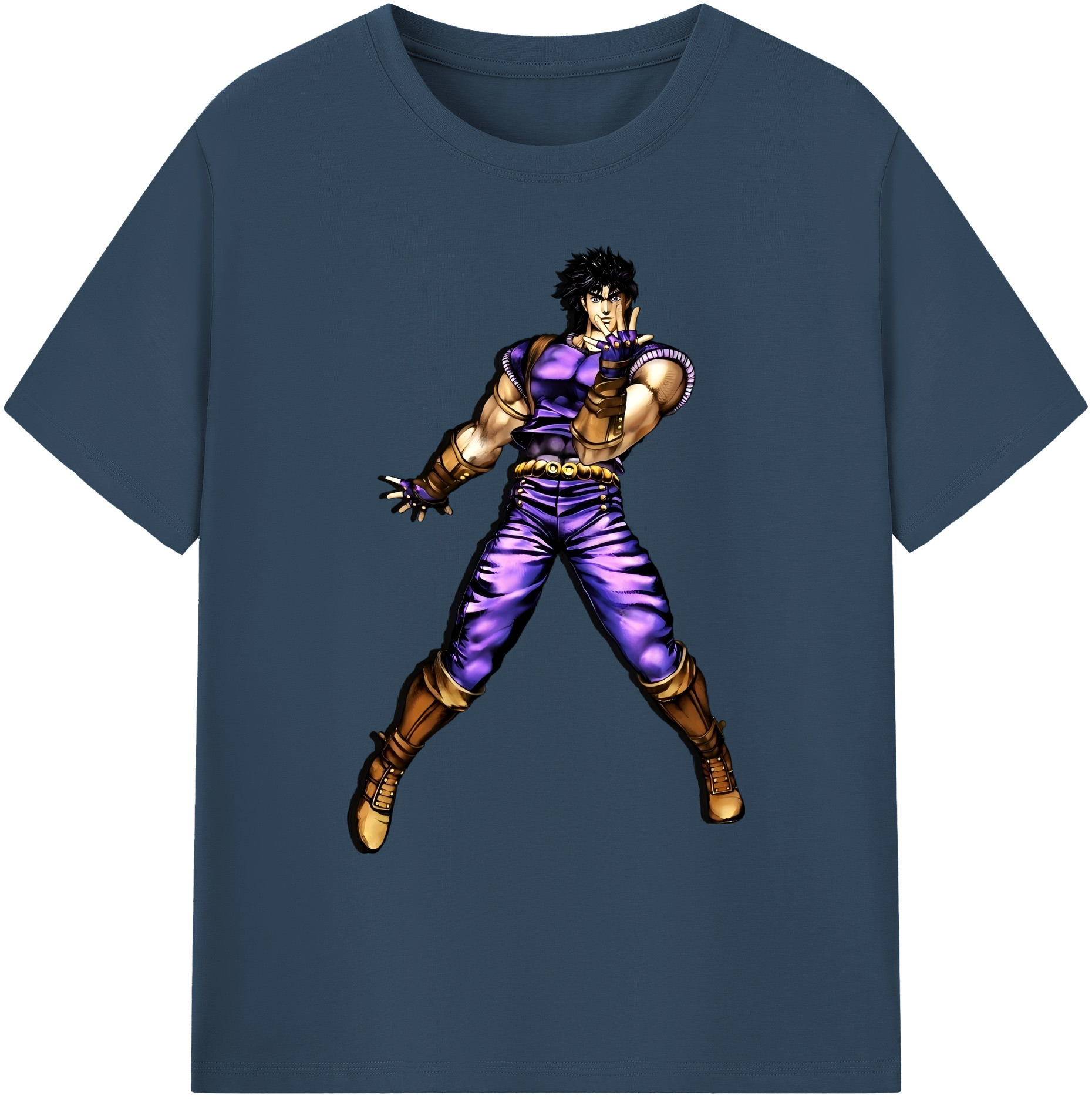 （画像用） ジョジョの奇妙な冒険 /ジョナサン?ジョースター JoJo's Bizarre Adventure Jonathan Joestar 綿100％ メンズ半袖Tシャツ｜肌触りやわらか＆通気性