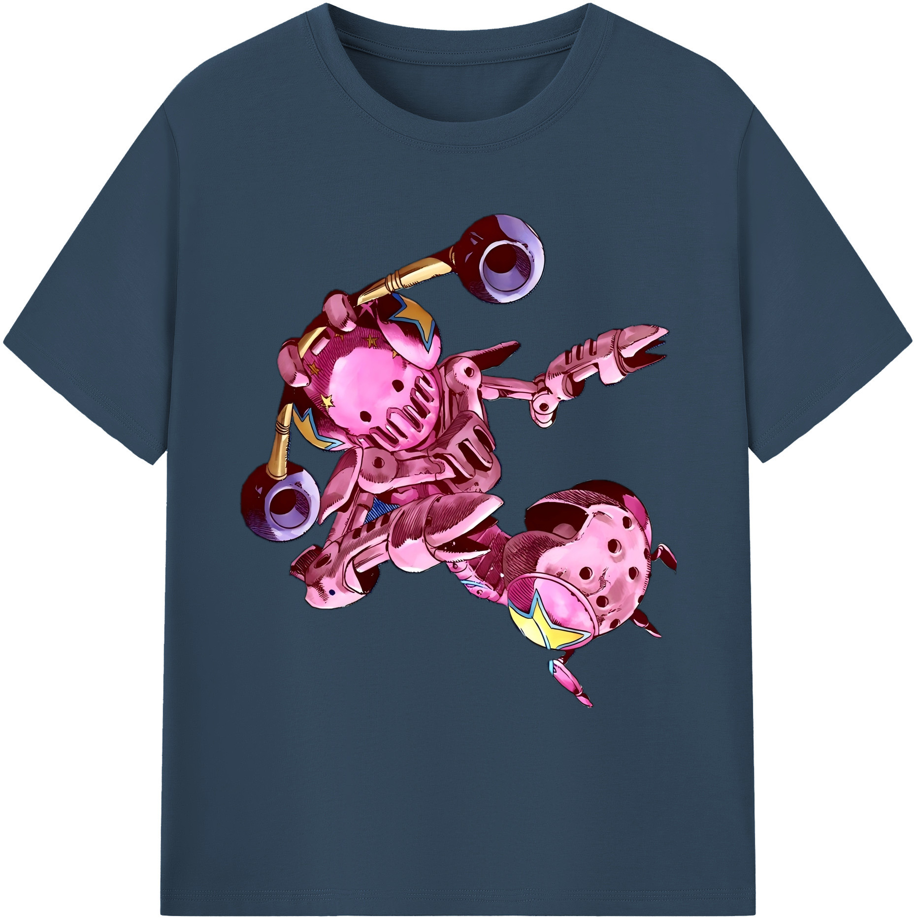 （画像用） ジョジョの奇妙な冒険 ジョナサン?ジョースター JoJo's Bizarre Adventure Jonathan Joestar 綿100％ メンズ半袖Tシャツ｜肌触りやわらか＆通気性