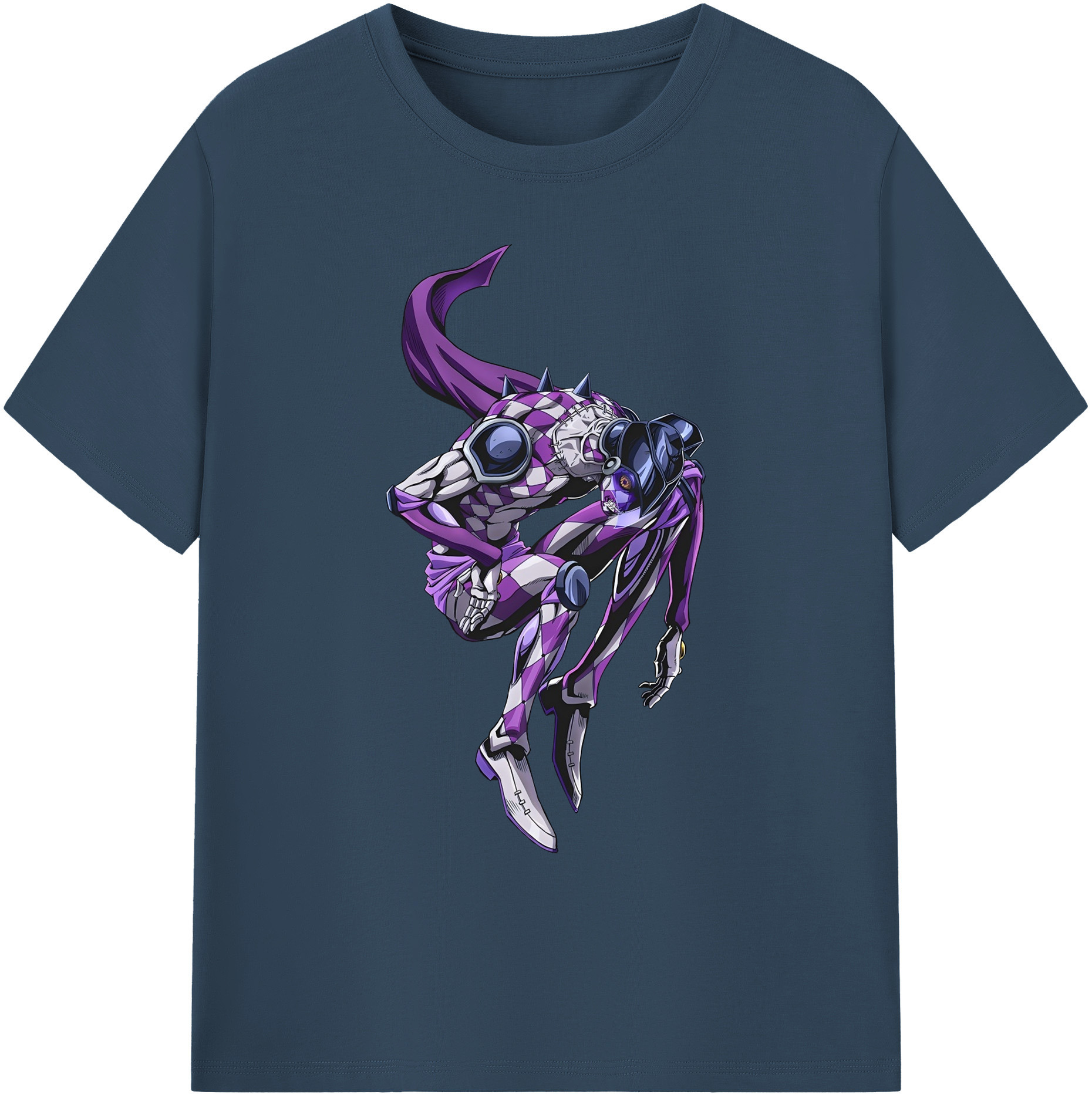 （画像用） ジョジョの奇妙な冒険 パンナコッタ?フー JoJo's Bizarre Adventure Pannacotta Fugo 綿100％ メンズ半袖Tシャツ｜肌触りやわらか＆通気性