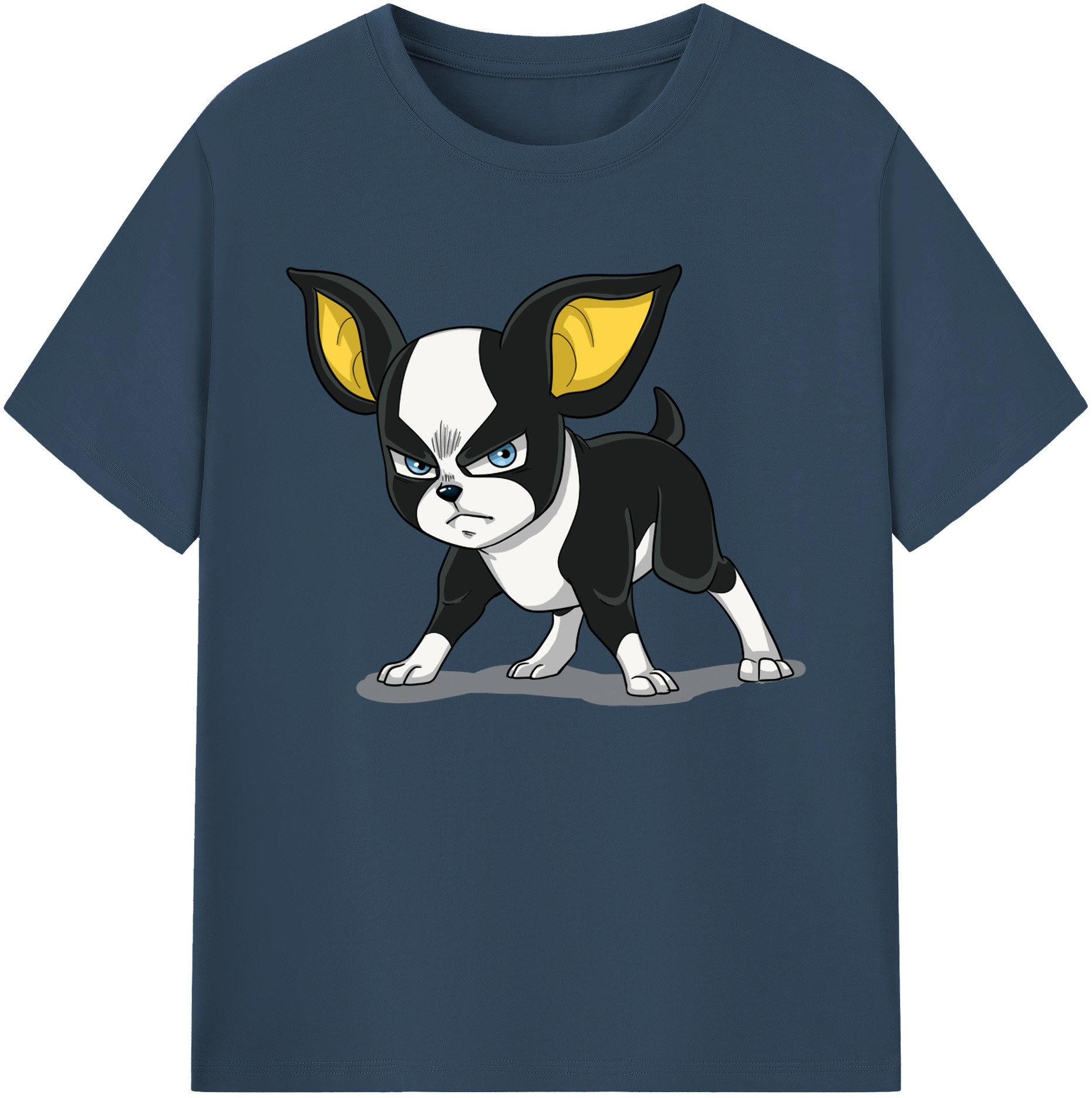 （画像用） ジョジョの奇妙な冒険 イギー JoJo's Bizarre Adventure Iggy 綿100％ メンズ半袖Tシャツ｜肌触りやわらか＆通気性